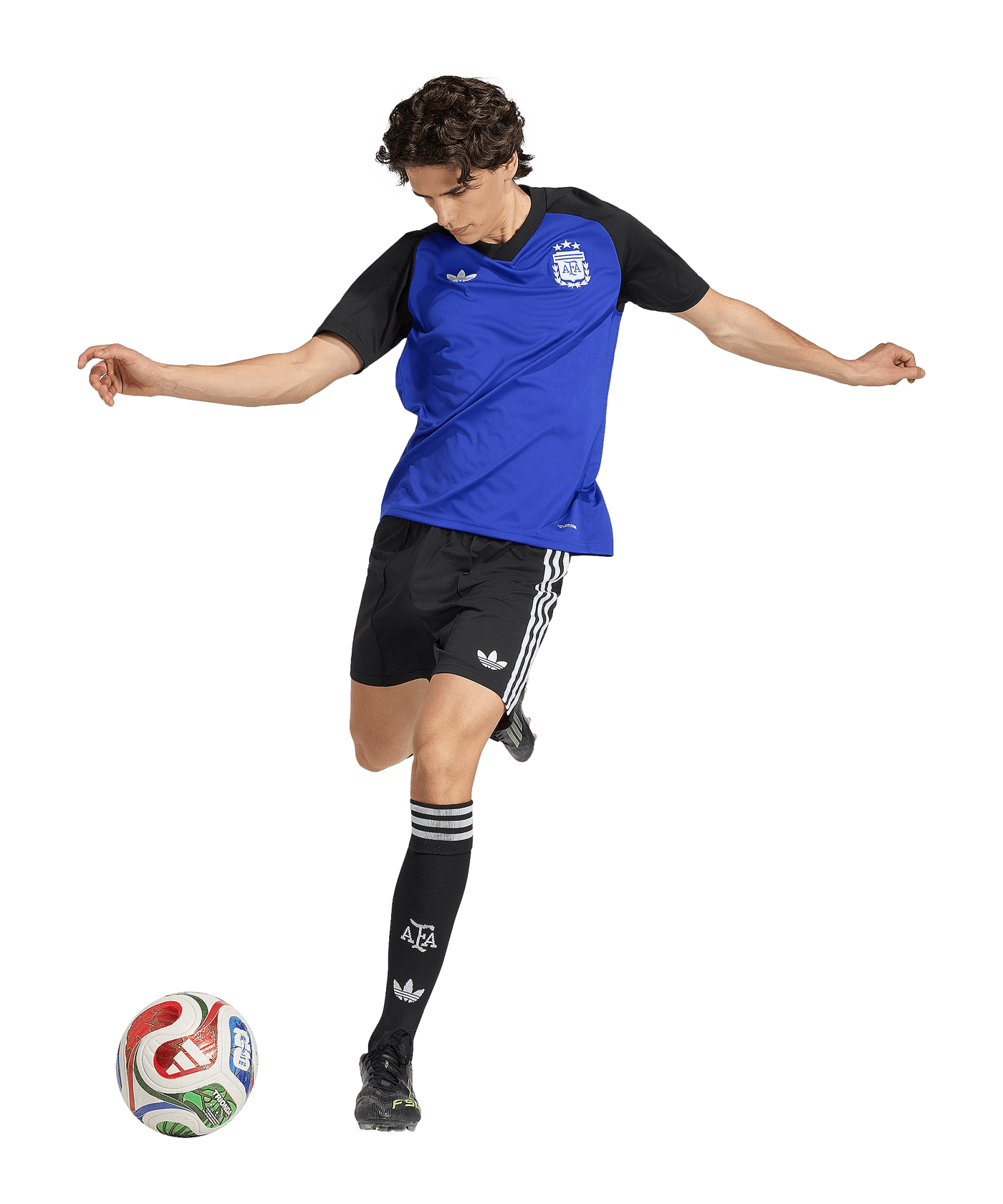adidas AFA Argentinien Prematch Trikot Away WM 2026 Blau - blau