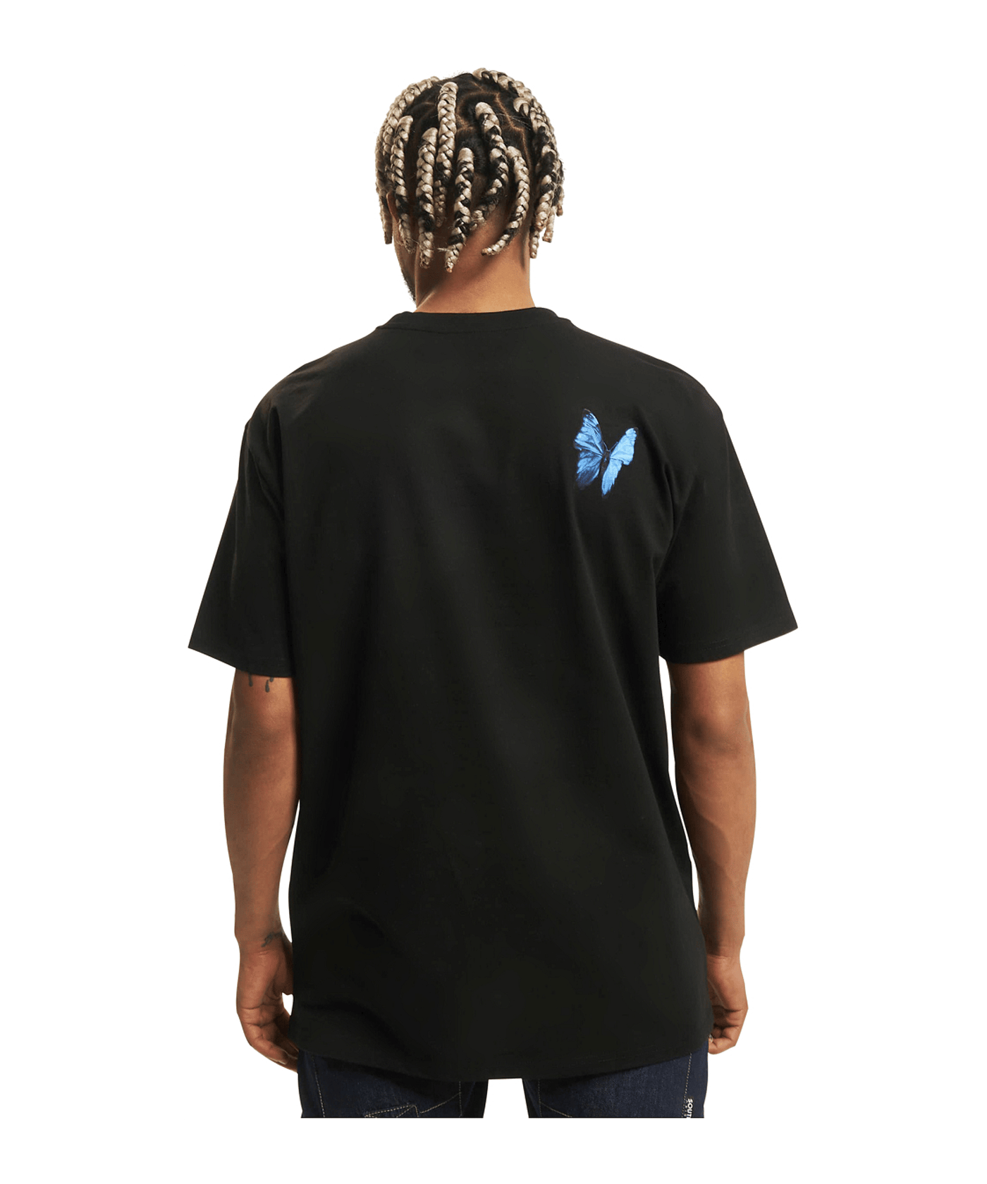 Mister Tee Le Papilloversized T-Shirt Schwarz - schwarz