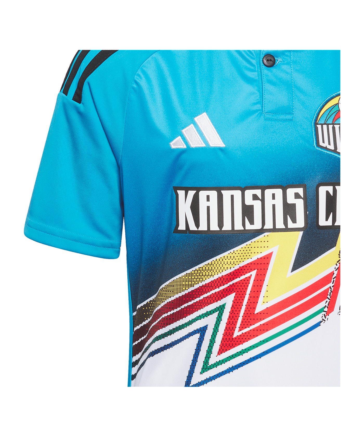 adidas Sporting Kansas City Trikot 3rd 2024 Kids Weiss - weiss