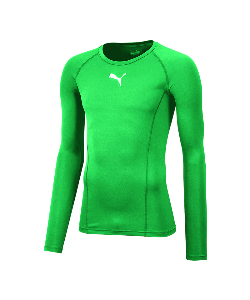 PUMA LIGA Baselayer Warm Longsleeve Kids F05 - gruen