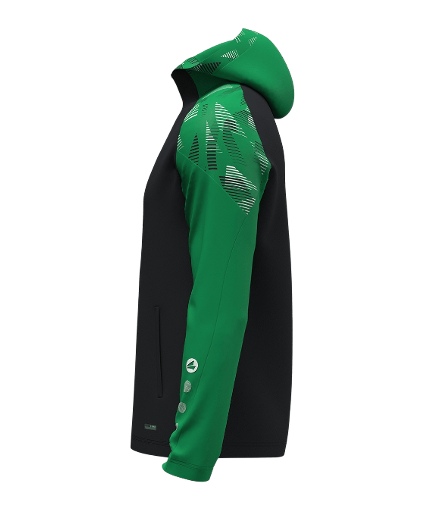 JAKO Sonic Kapuzenjacke Schwarz F827 - schwarz