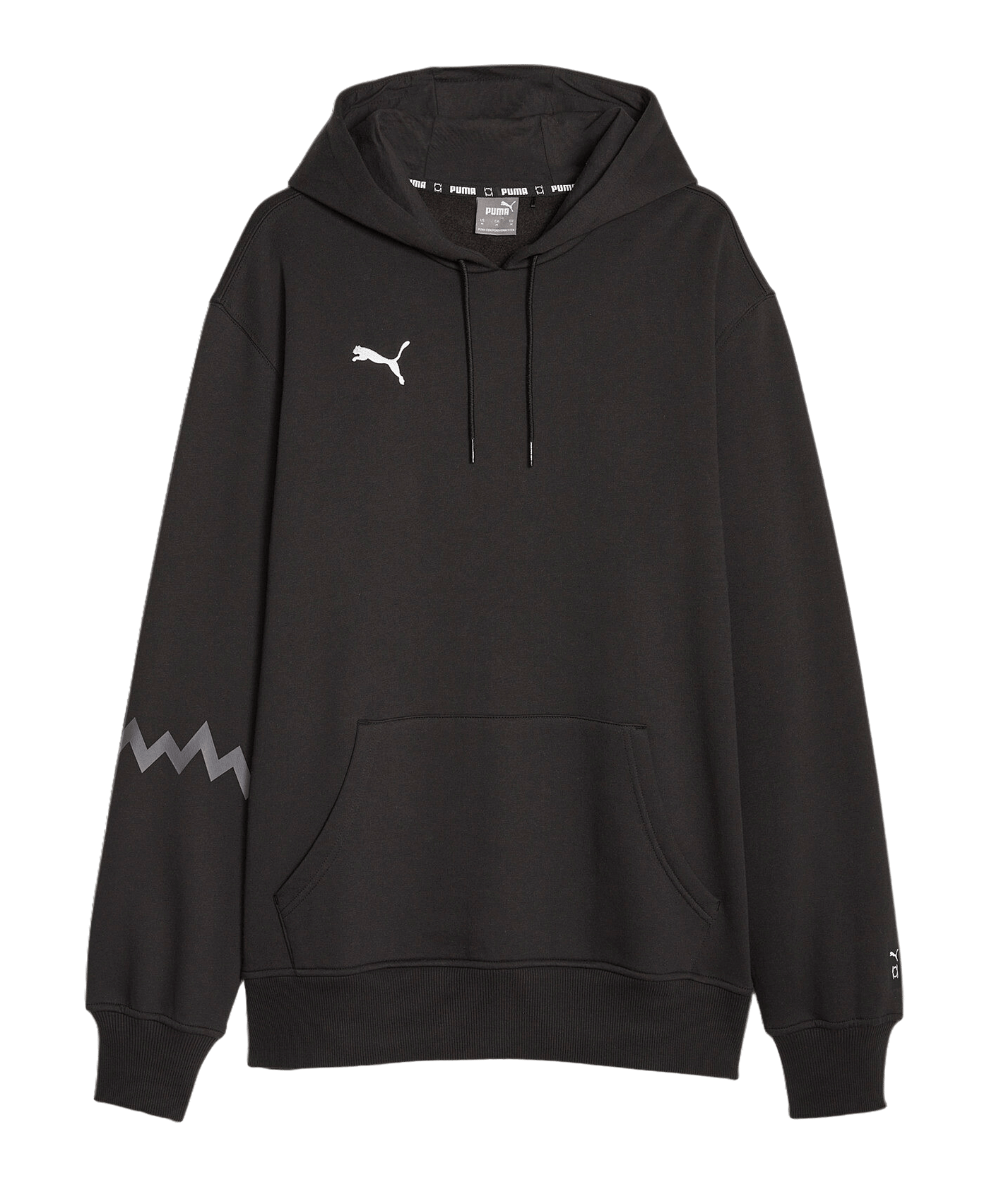 PUMA Hoops Team Hoody Schwarz F01 - schwarz