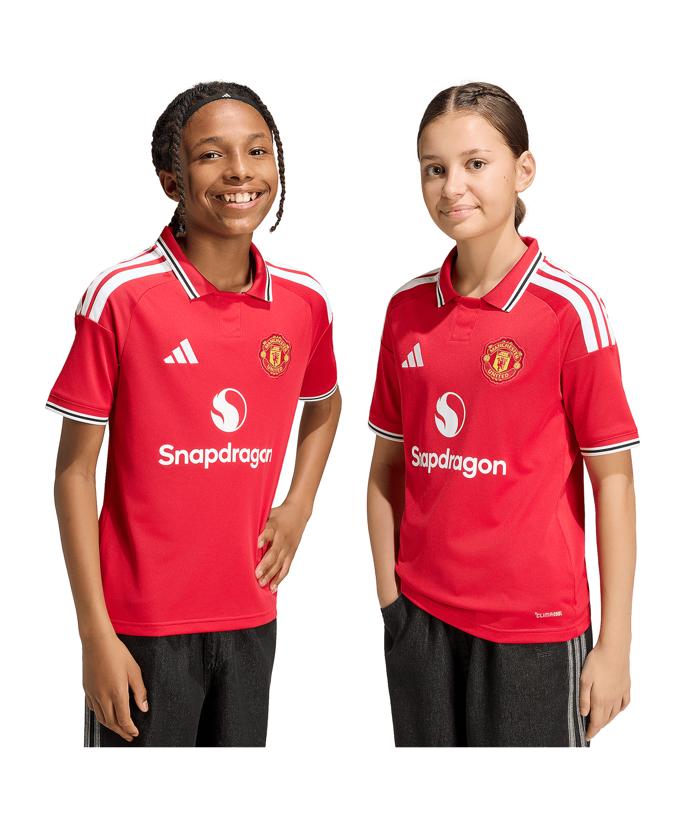 adidas Manchester United Trikot Home 2026/2027 Kids Rot - rot