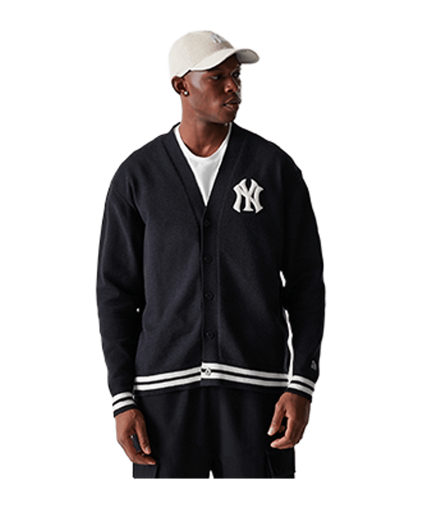New Era MLB Knit New York Yankees Jacke Schwarz - schwarz