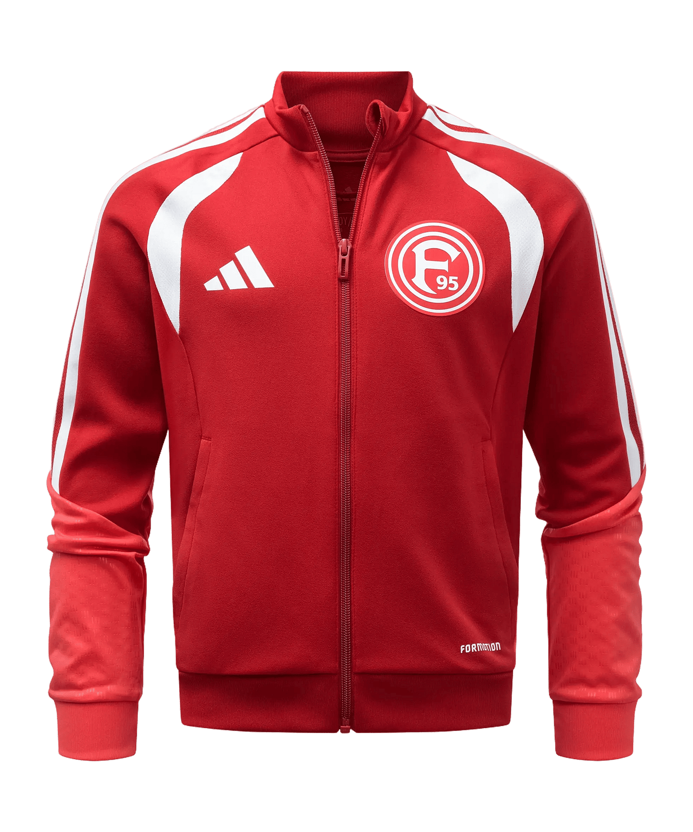 adidas Fortuna Düsseldorf Trainingsjacke Kids Rot - rot