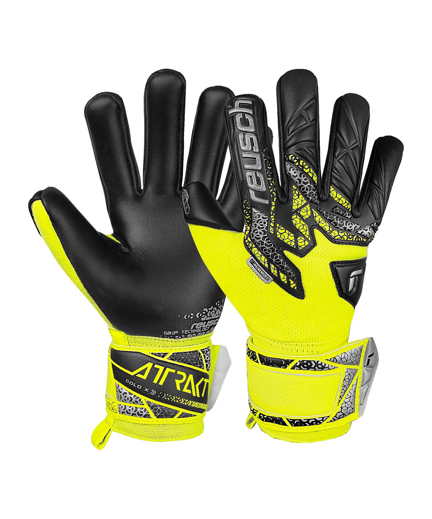 Reusch Attrakt Gold TW-Handschuhe Kids F2025 - gelb