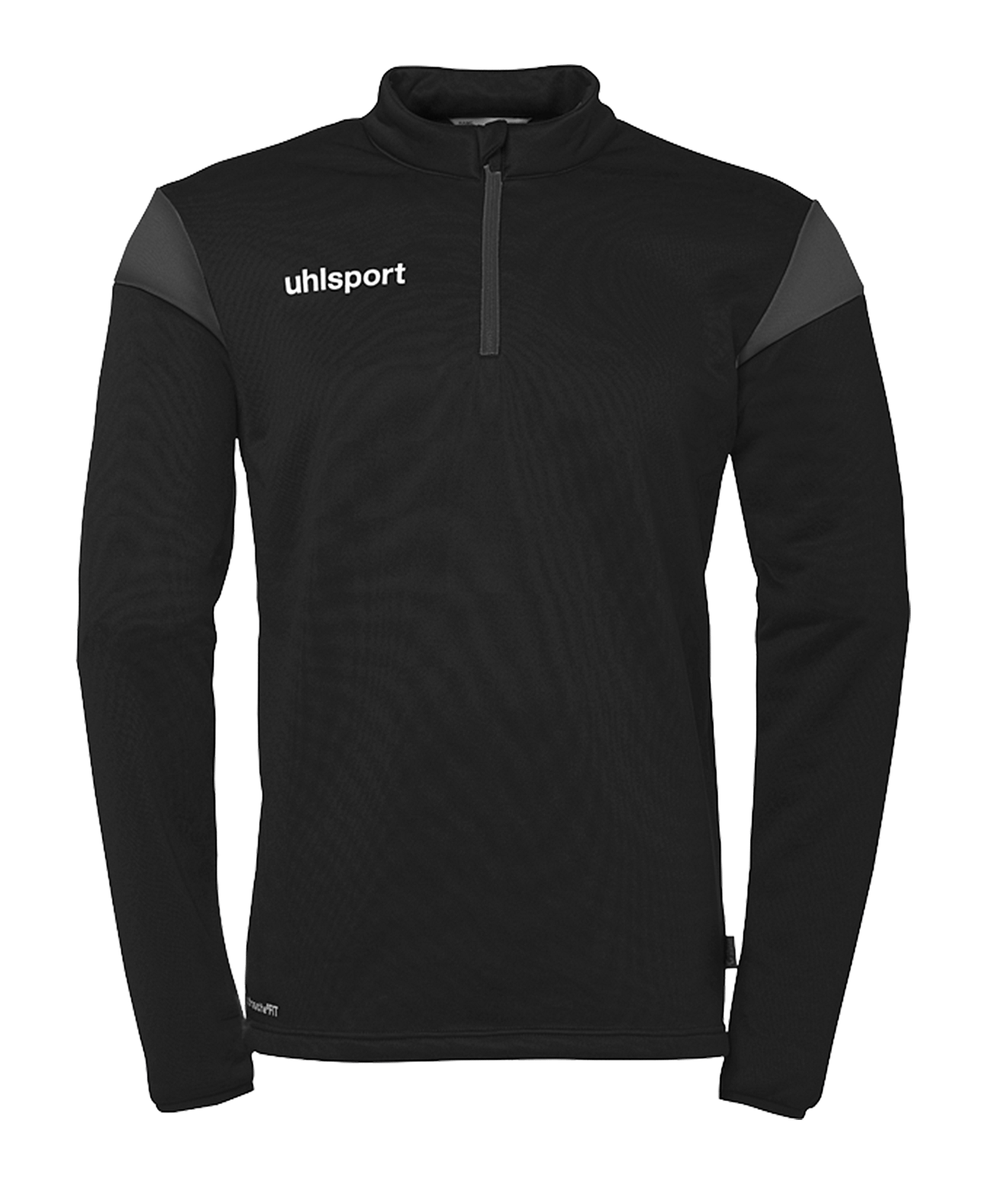 Uhlsport Squad 27 HalfZip Sweatshirt Kids Schwarz Grau F11 - schwarz