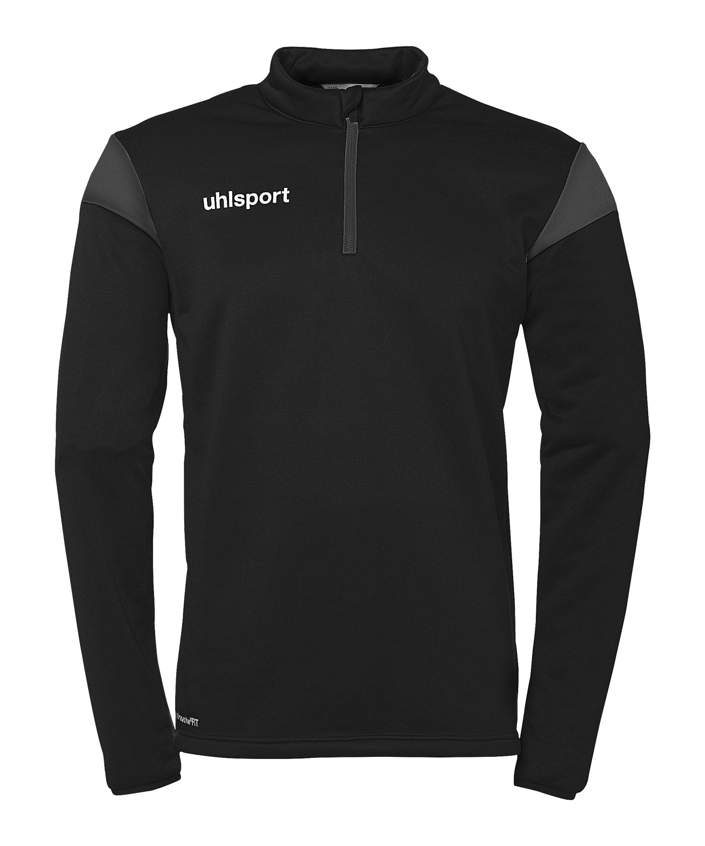 uhlsport Squad 27 HalfZip Sweatshirt Kids Schwarz Grau F11 - schwarz