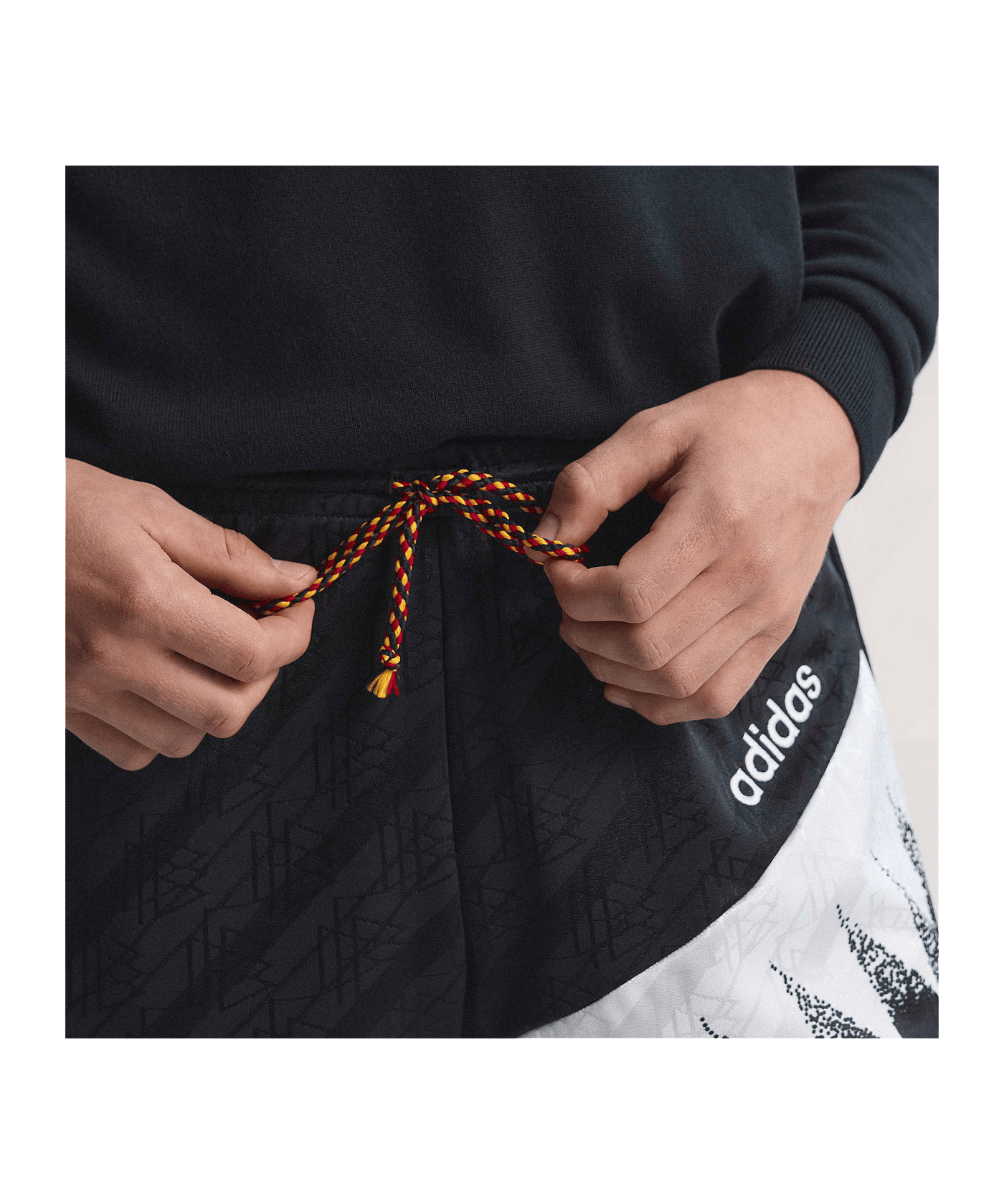 adidas DFB Deutschland 1994 Short Home Schwarz Schwarz - schwarz