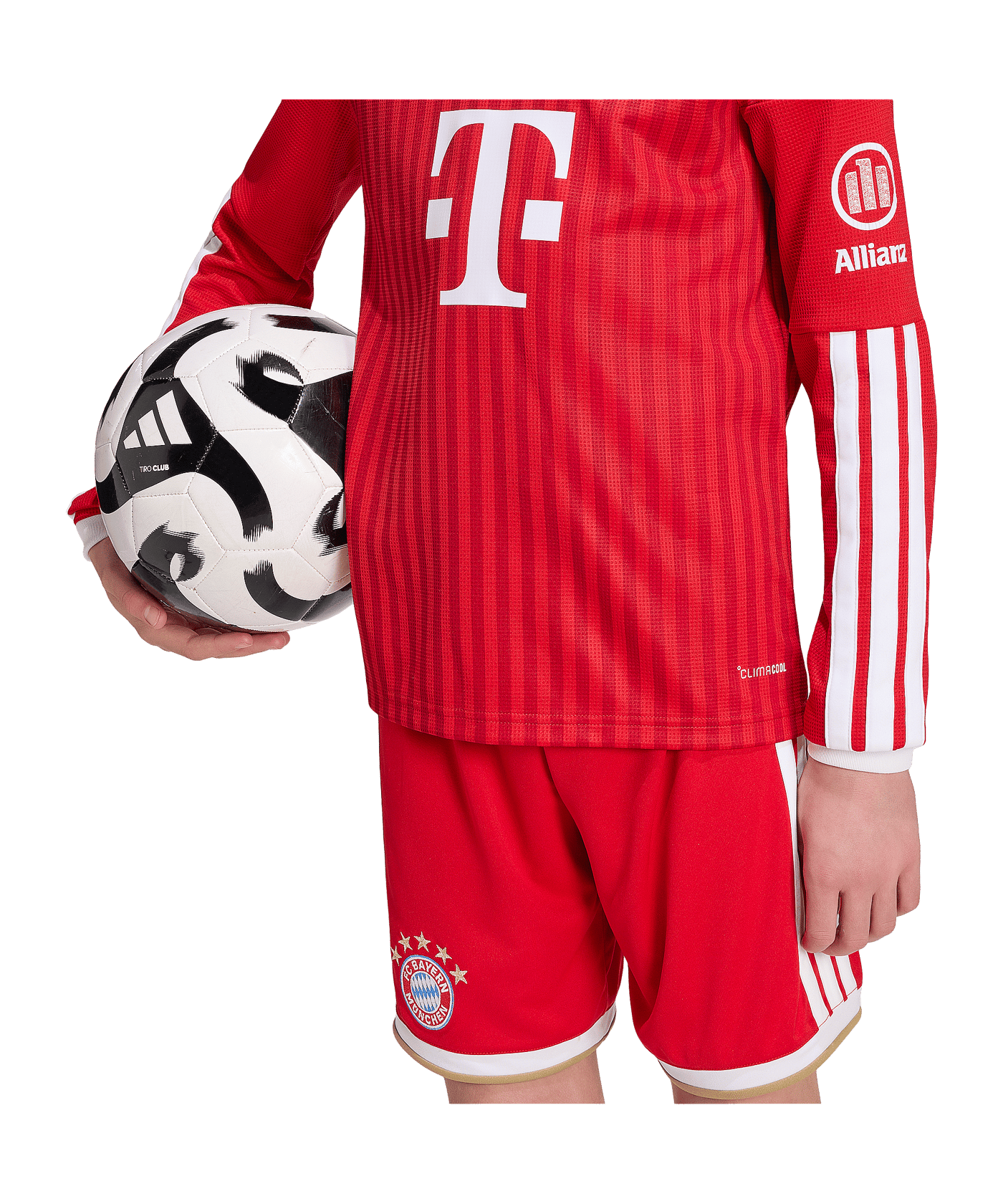 adidas FC Bayern München Trikot Langarm Home 2026/2027 Kids Rot - rot