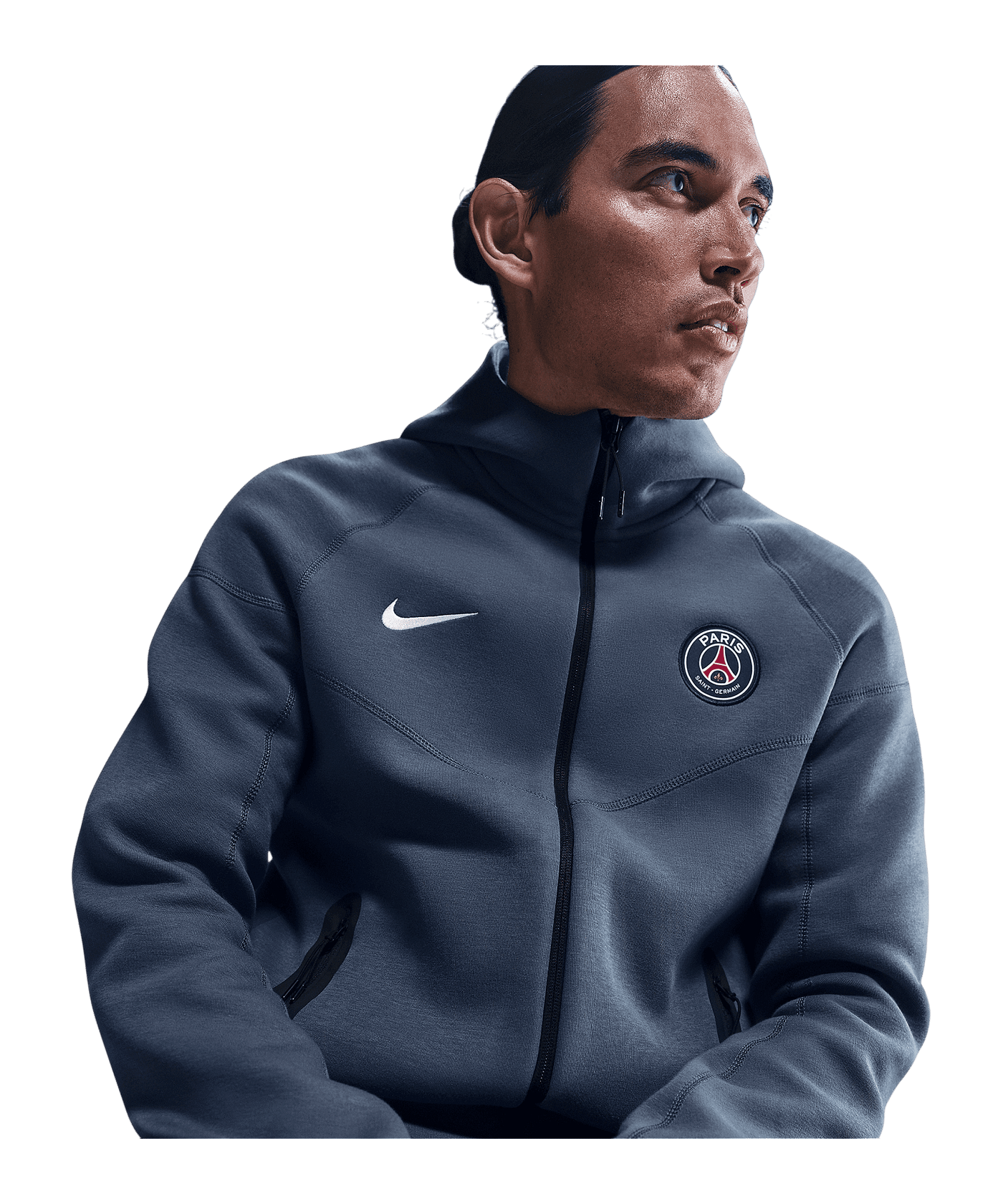 Nike Paris Saint-Germain Tech Fleece Kapuzenjacke Blau F491 - blau