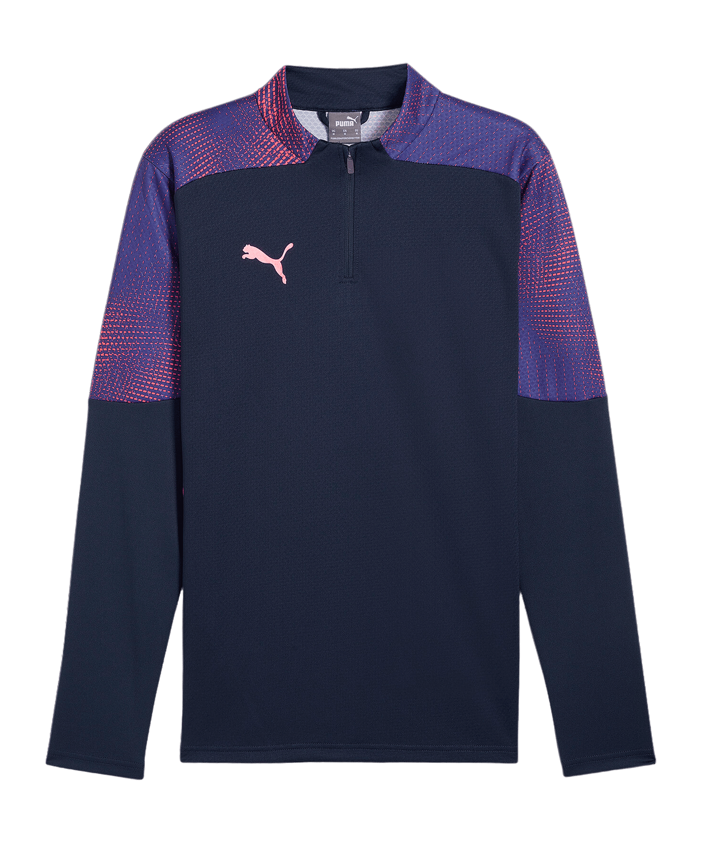 PUMA IndividualFinal 1/4 Zip Top Sweatshirt Blau F01 - blau