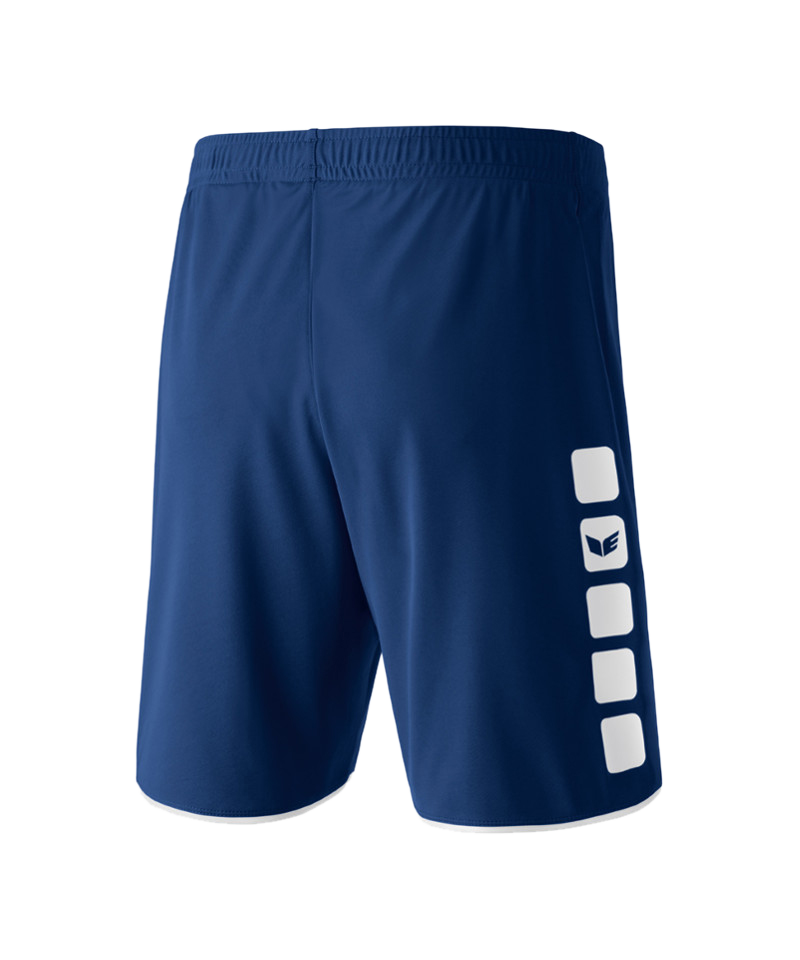 Erima 5-Cubes Short Blau Weiss - blau
