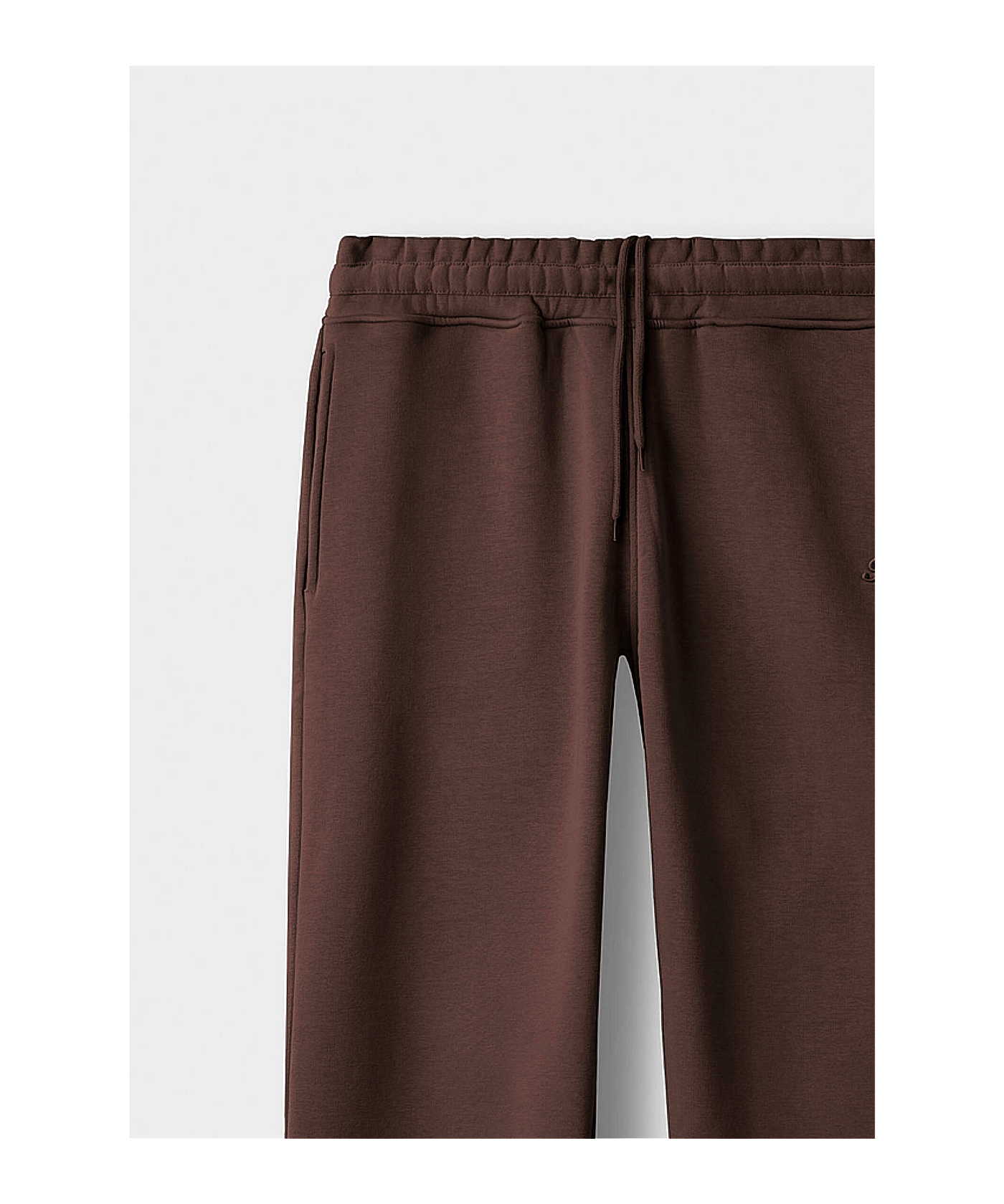 Burocs Wide Leg Jogginghose Braun - braun