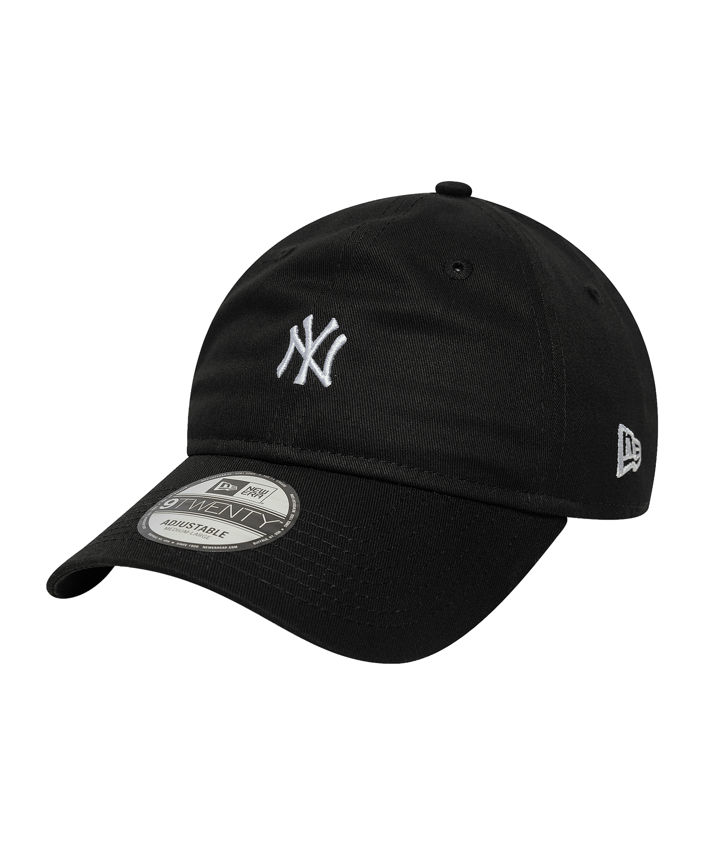 New Era New York Yankees 9Twenty Logo Cap Schwarz - schwarz