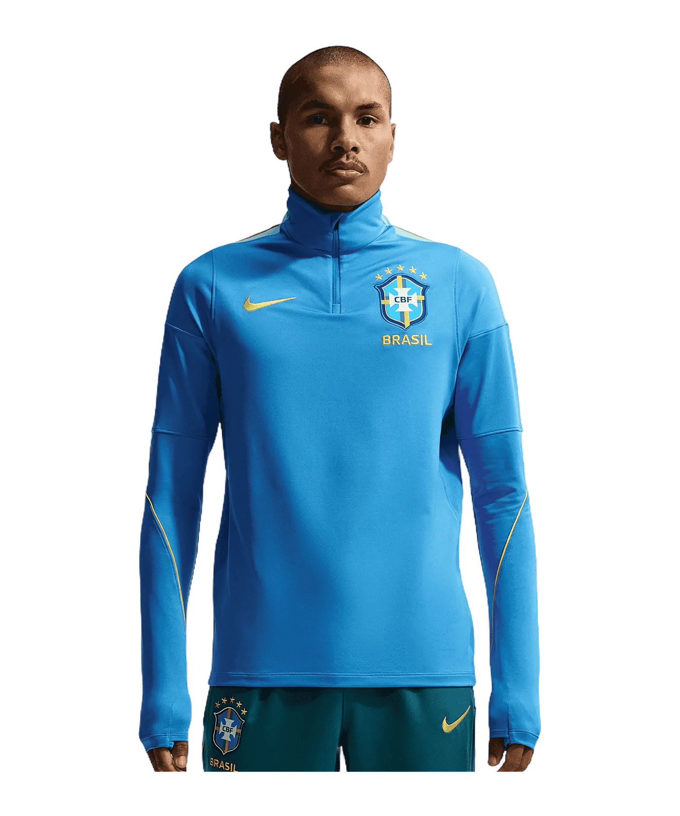 Nike CBF Brasilien Strike Drilltop Blau F435 - blau