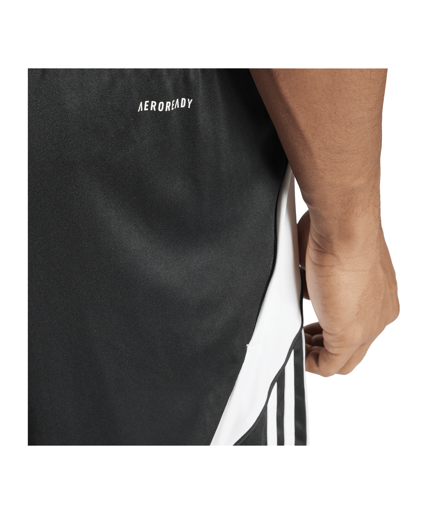 adidas Tiro 24 Trainingsshort Schwarz Weiss - weiss