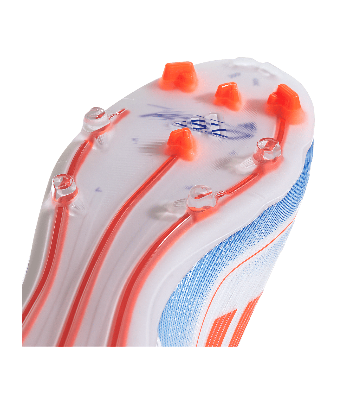adidas F50 Pro LL FG Advancement Kids Weiss Rot - weiss