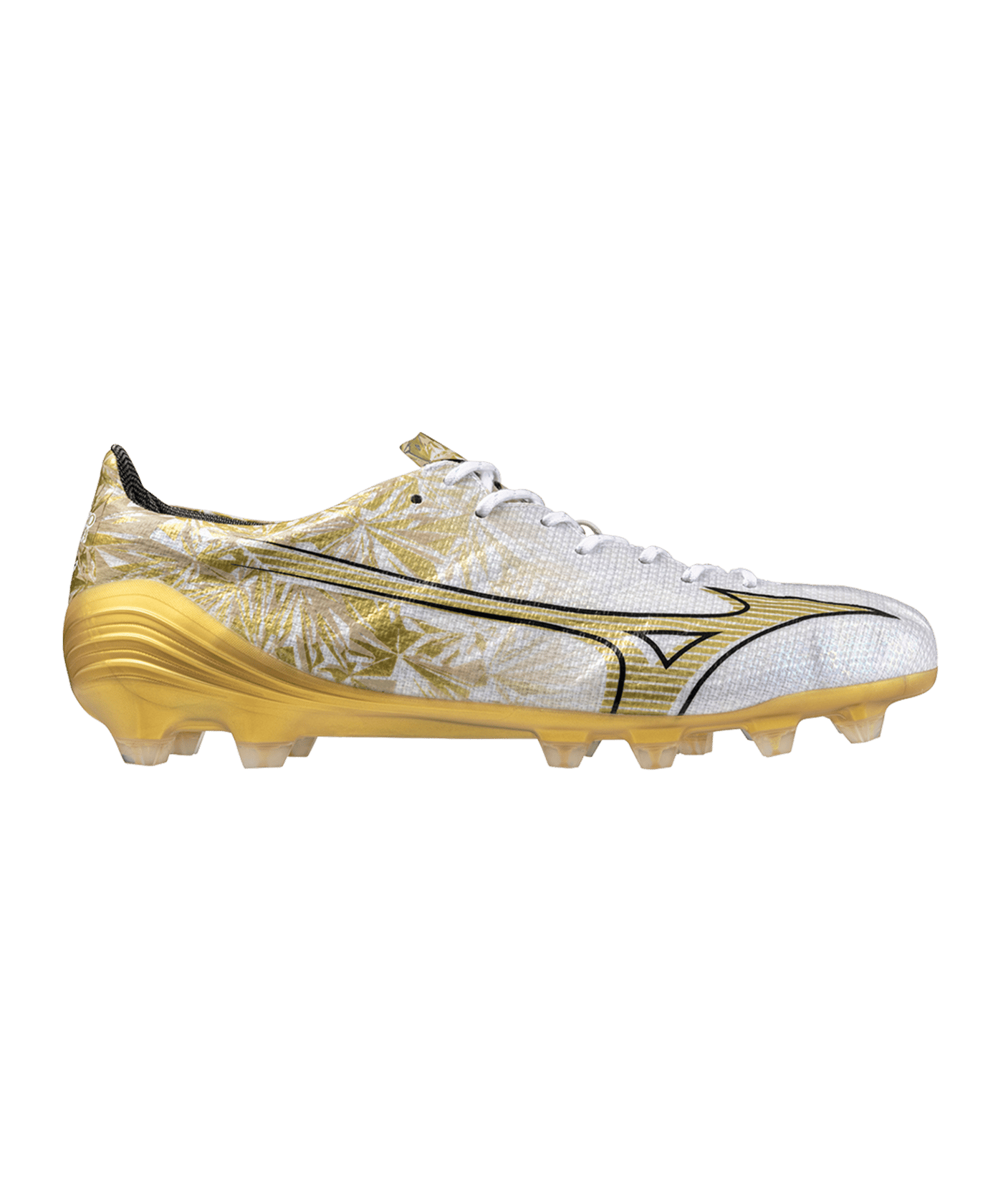 Mizuno Alpha Made in Japan FG Prism Gold Weiss Gold Schwarz F50 - weiss