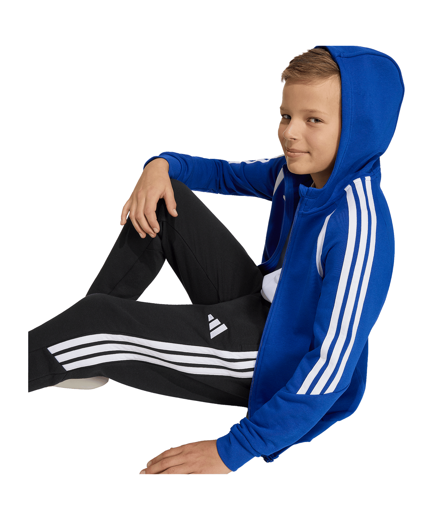 adidas Tiro 26 League Kapuzenjacke Kids Blau - blau