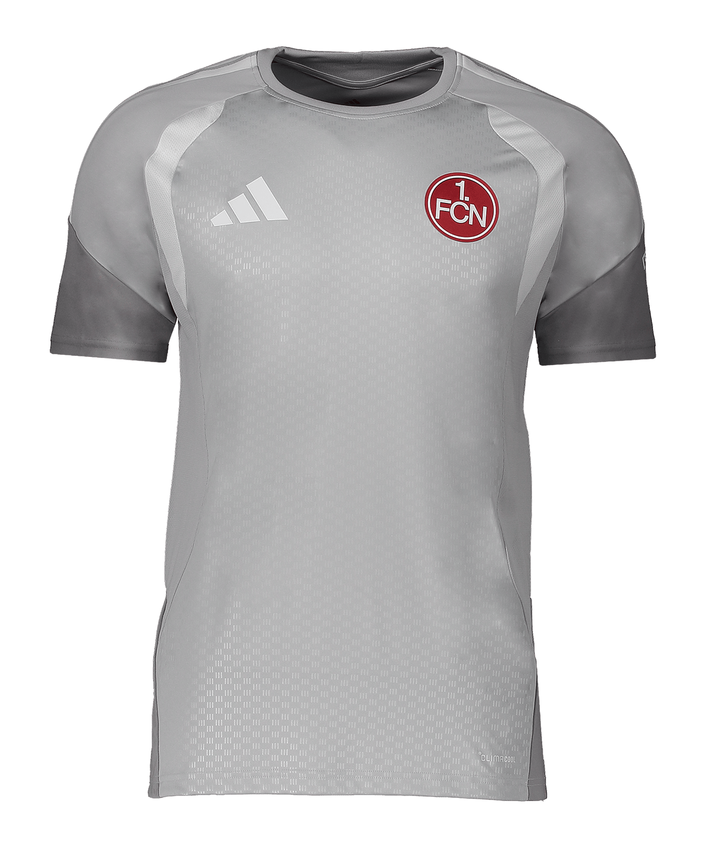 adidas 1. FC Nürnberg Trainingsshirt Grau - grau