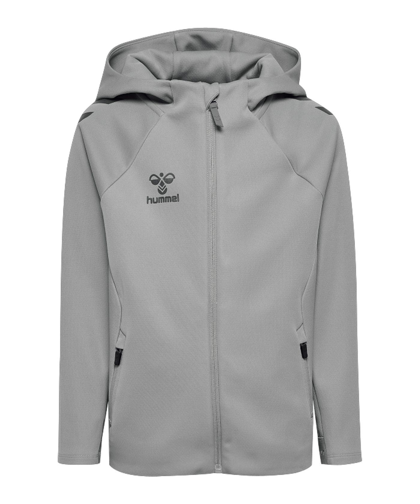 Hummel Cima 2.0 Kapuzenjacke Kids Grau F1100 - grau