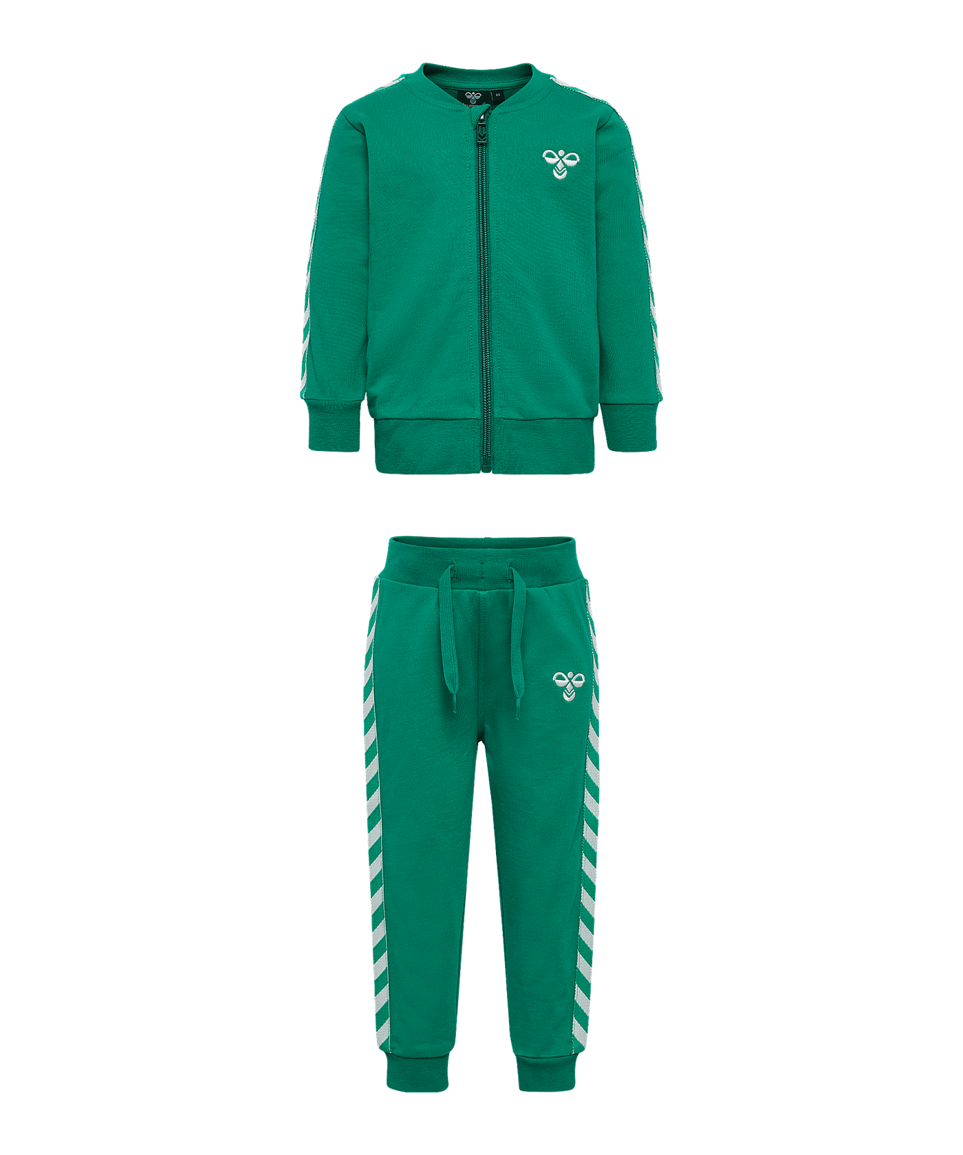 Hummel Bille Trainingsanzug Kids Grün F6313 - gruen