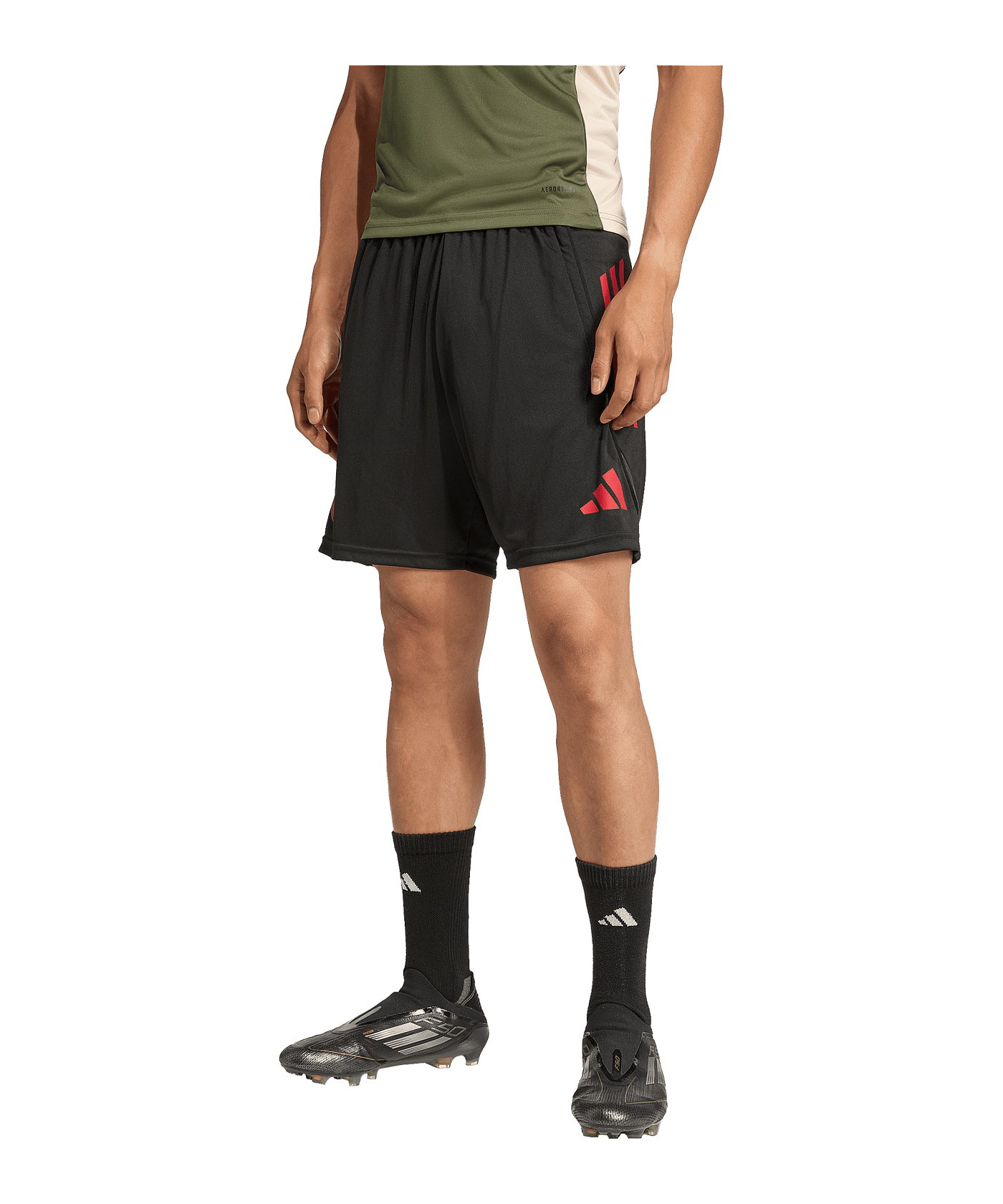 adidas FC Bayern München Tiro25 European Competition Training Short 2025/2026 Schwarz - schwarz