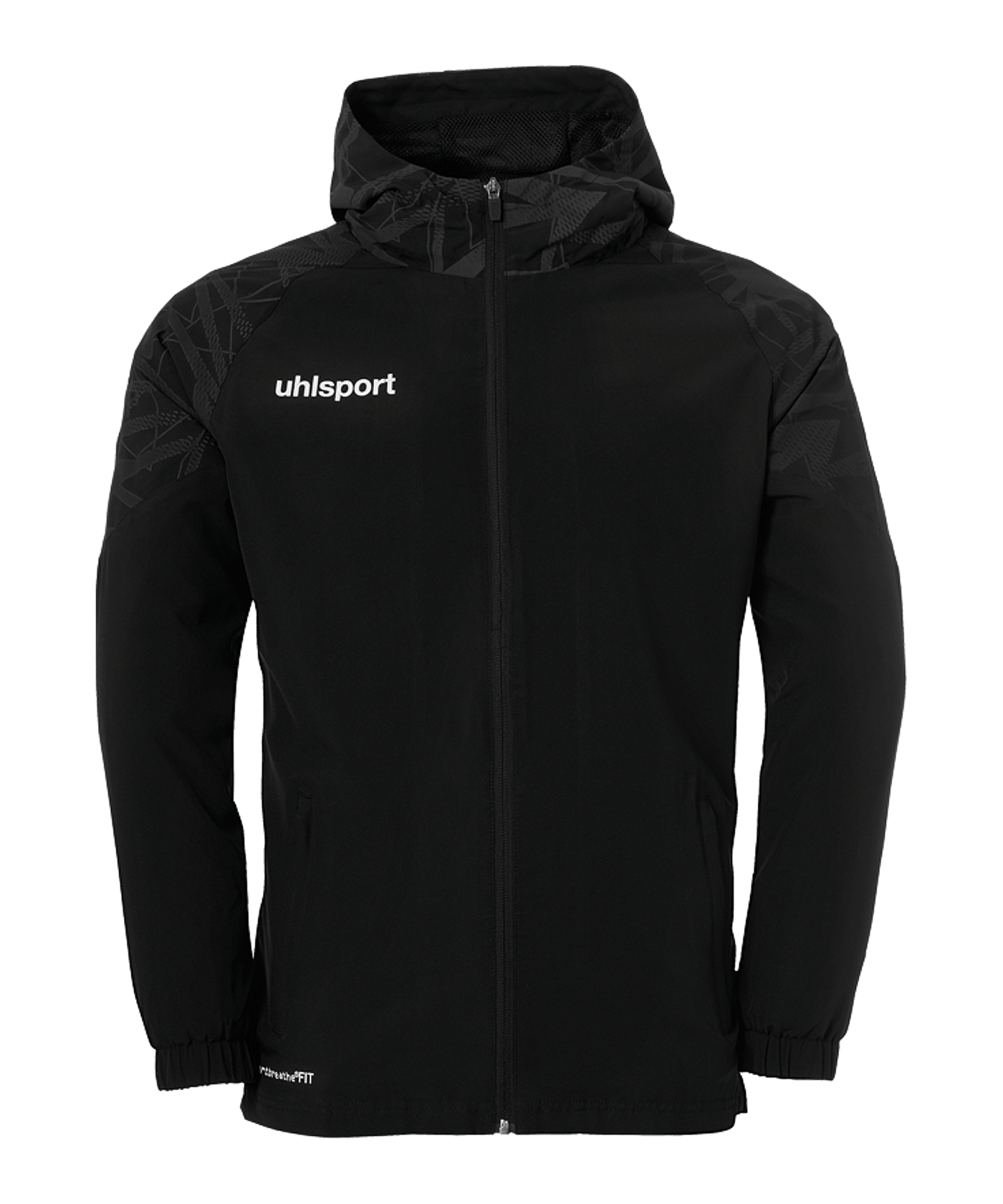 uhlsport Goal 25 Evo Woven Kapuzenjacke F01 - schwarz