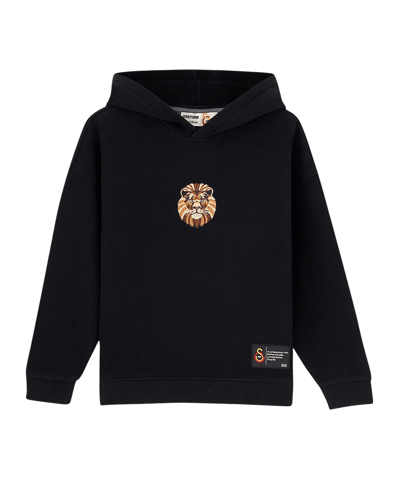 GSSTORE X Reflect Studio Lion Hoody Kids Schwarz Schwarz F010 - schwarz