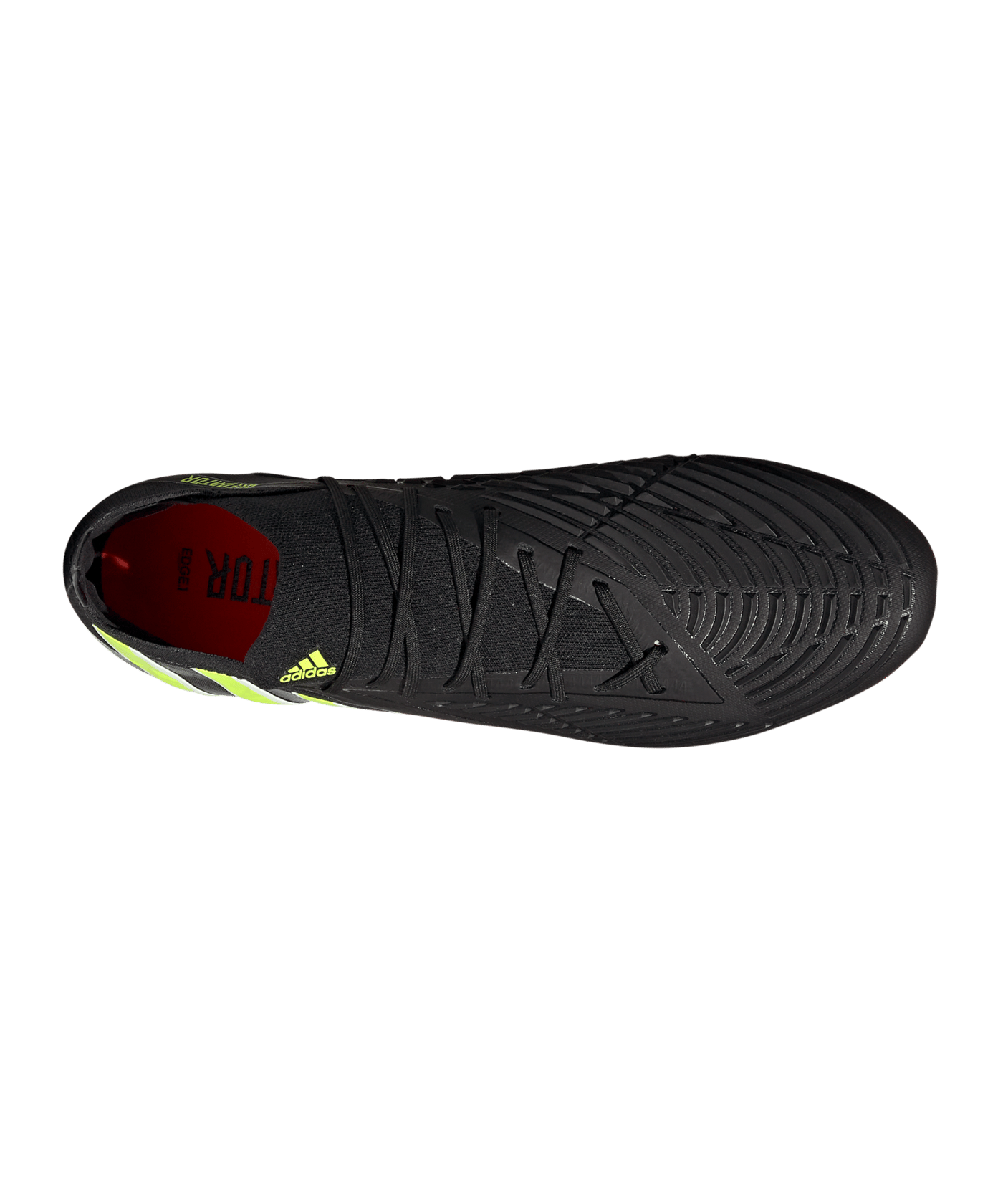 adidas Predator EDGE.1 L FG Shadowportal Schwarz Gelb - schwarz