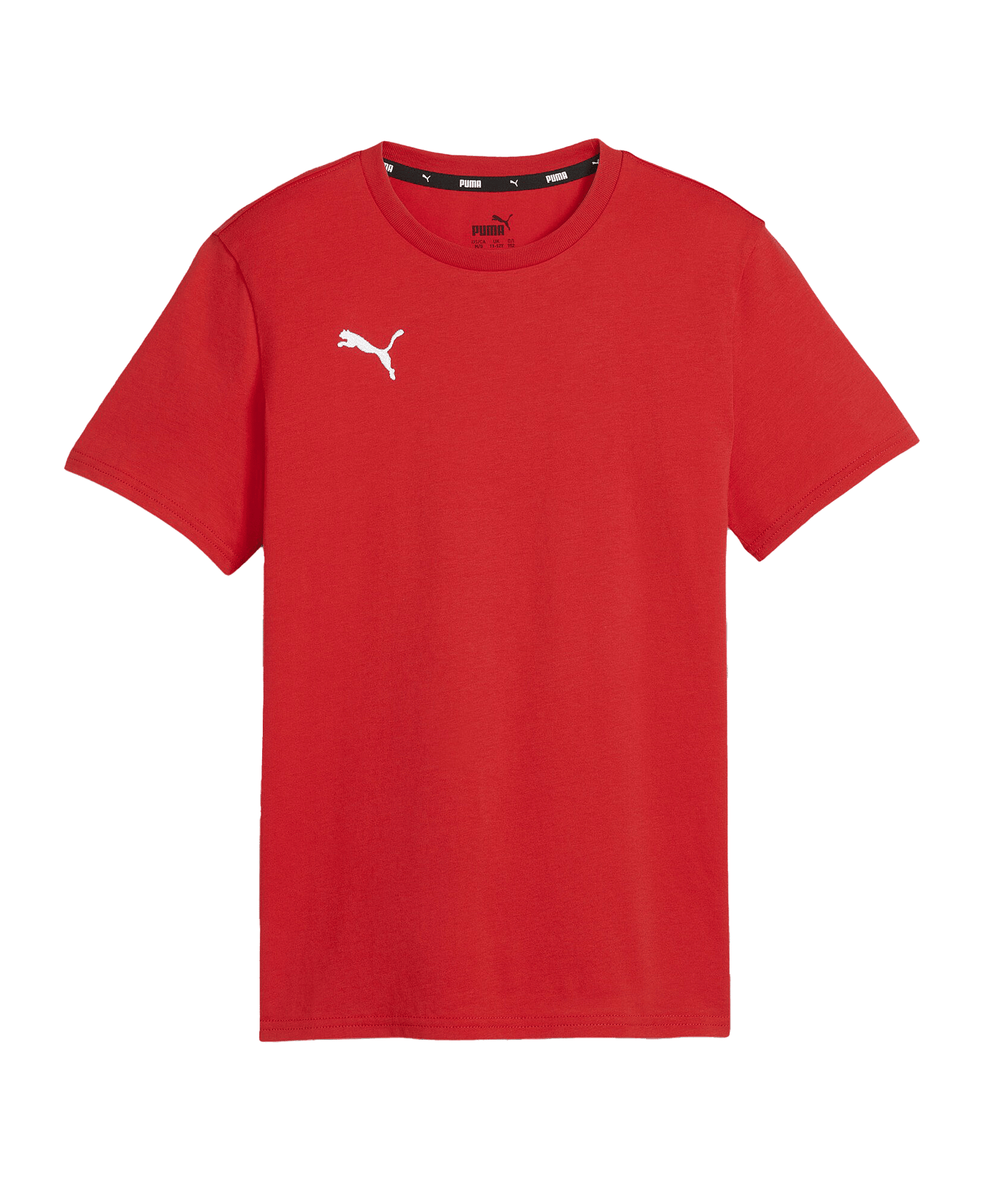 PUMA teamGOAL Casuals T-Shirt Kids Rot Weiss F01 - rot