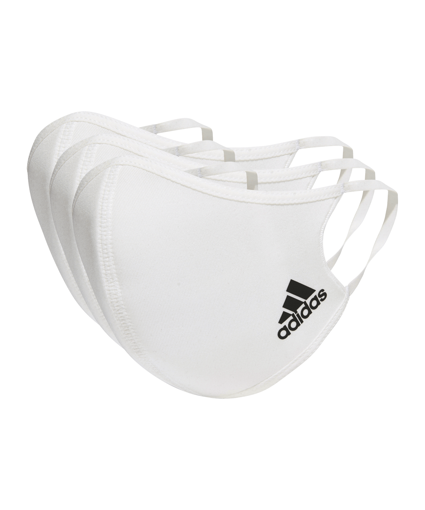 adidas Gesichtsmaske Small Weiss - weiss