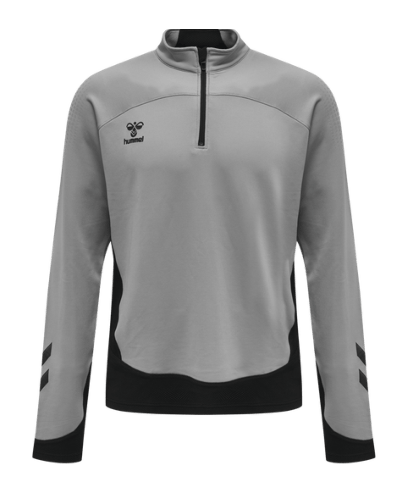Hummel hmlLEAD HalfZip Sweatshirt Kids Grau F2006 - grau