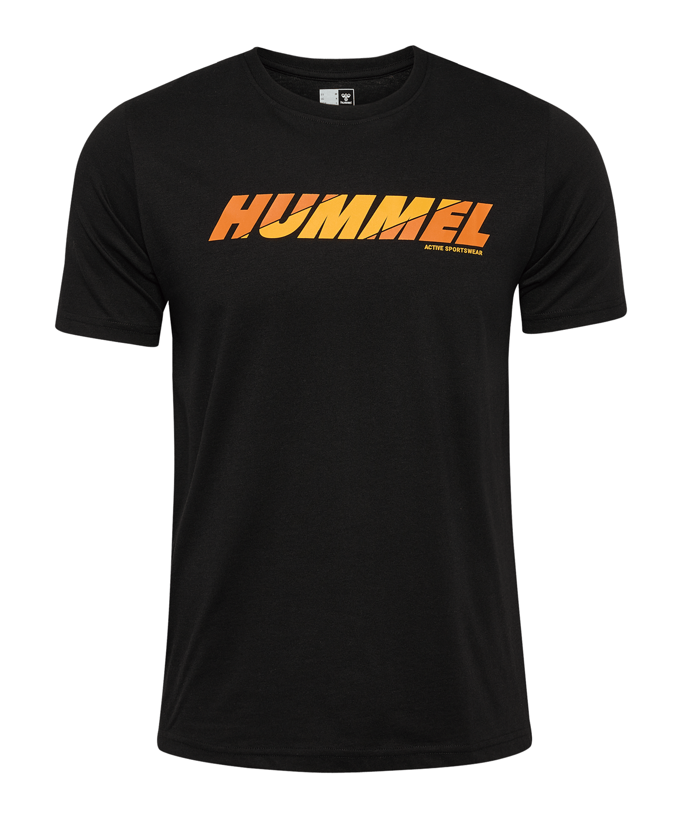 Hummel Graphic Bold Logo T-Shirt Schwarz F2001 - schwarz