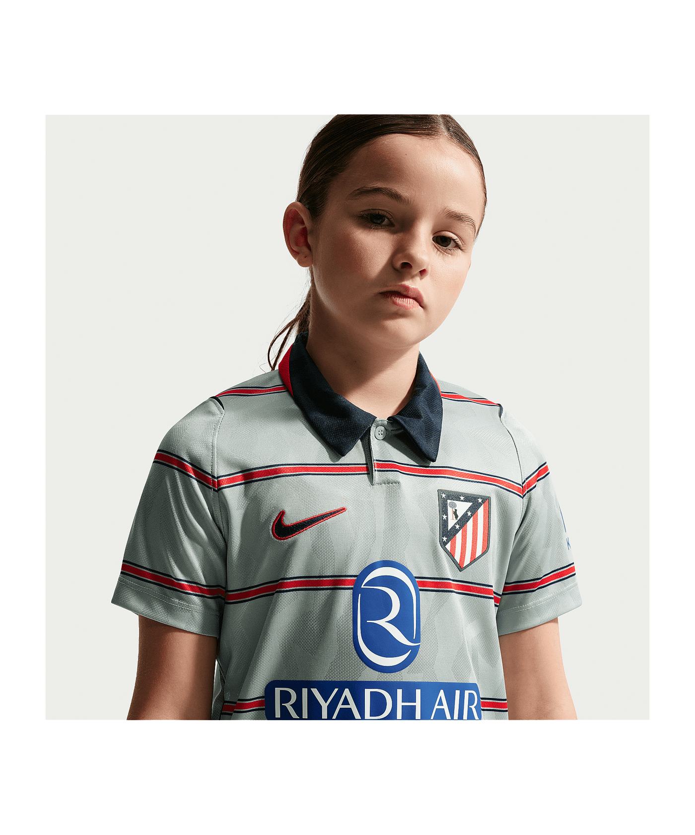 Nike Atletico Madrid Trikot 3rd 2026/2027 Kids Grau F087 - grau