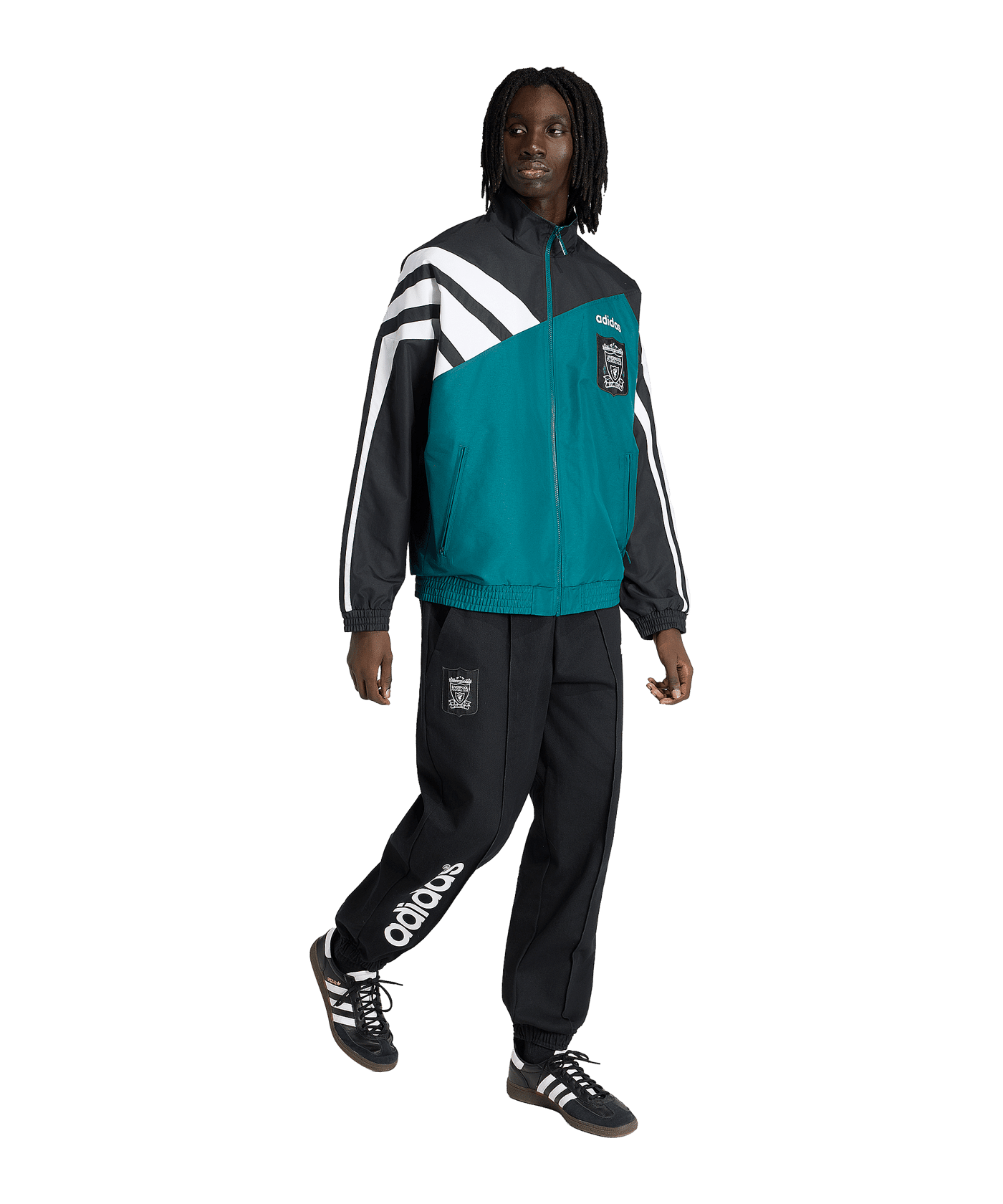 adidas FC Liverpool Track Jacke 95 Grün - gruen