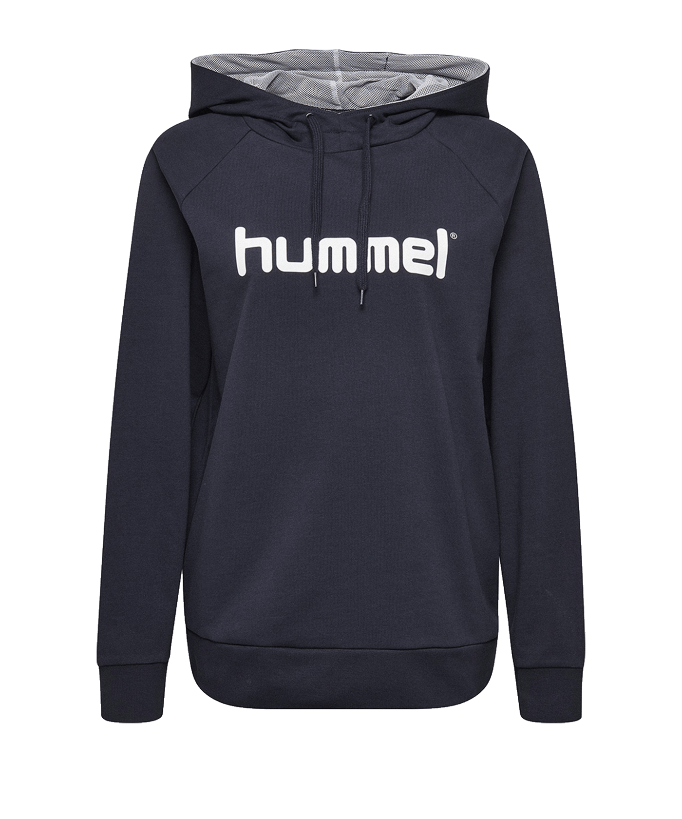 Hummel Cotton Logo Hoody Damen Blau F7026 - blau