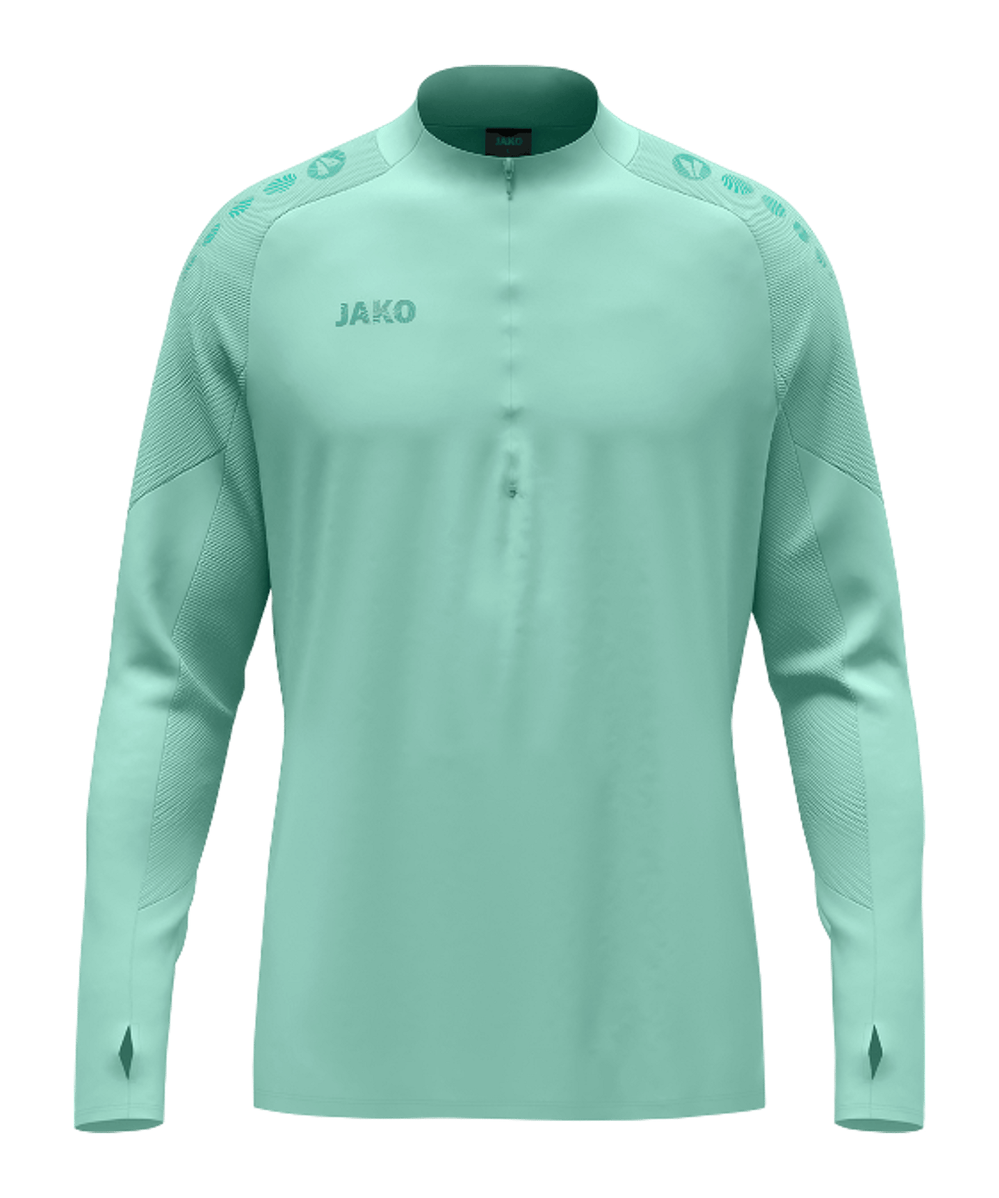 JAKO ZipTop Light Flow Sweatshirt Grün F251 - gruen