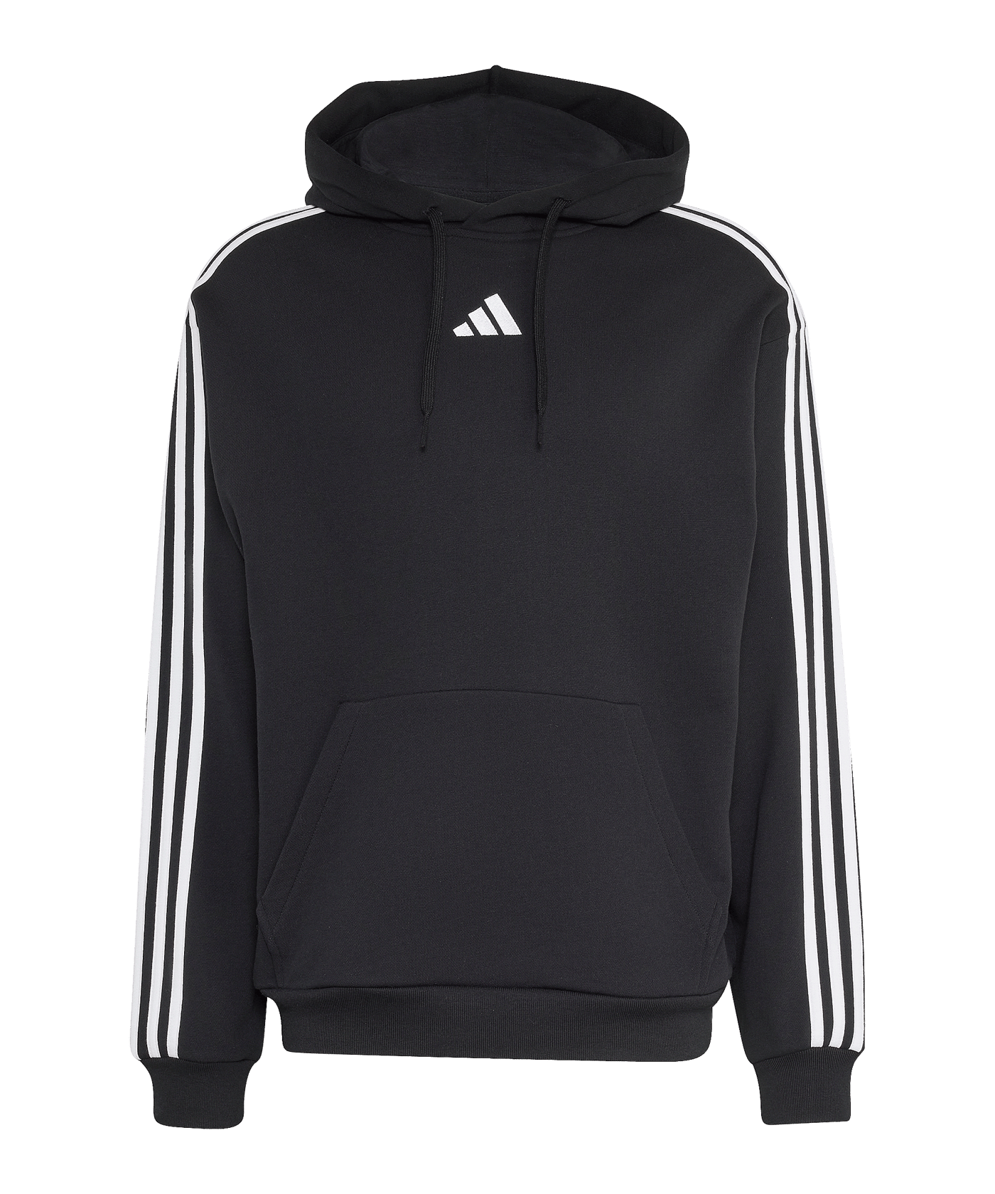 adidas Essentials 3-Stripes French Terry Hoody Schwarz - schwarz