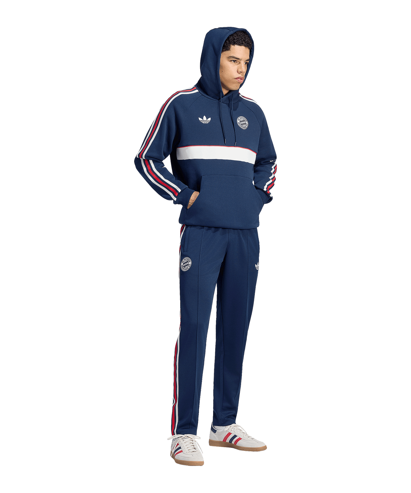 adidas FC Bayern München OG Hoody Blau - blau