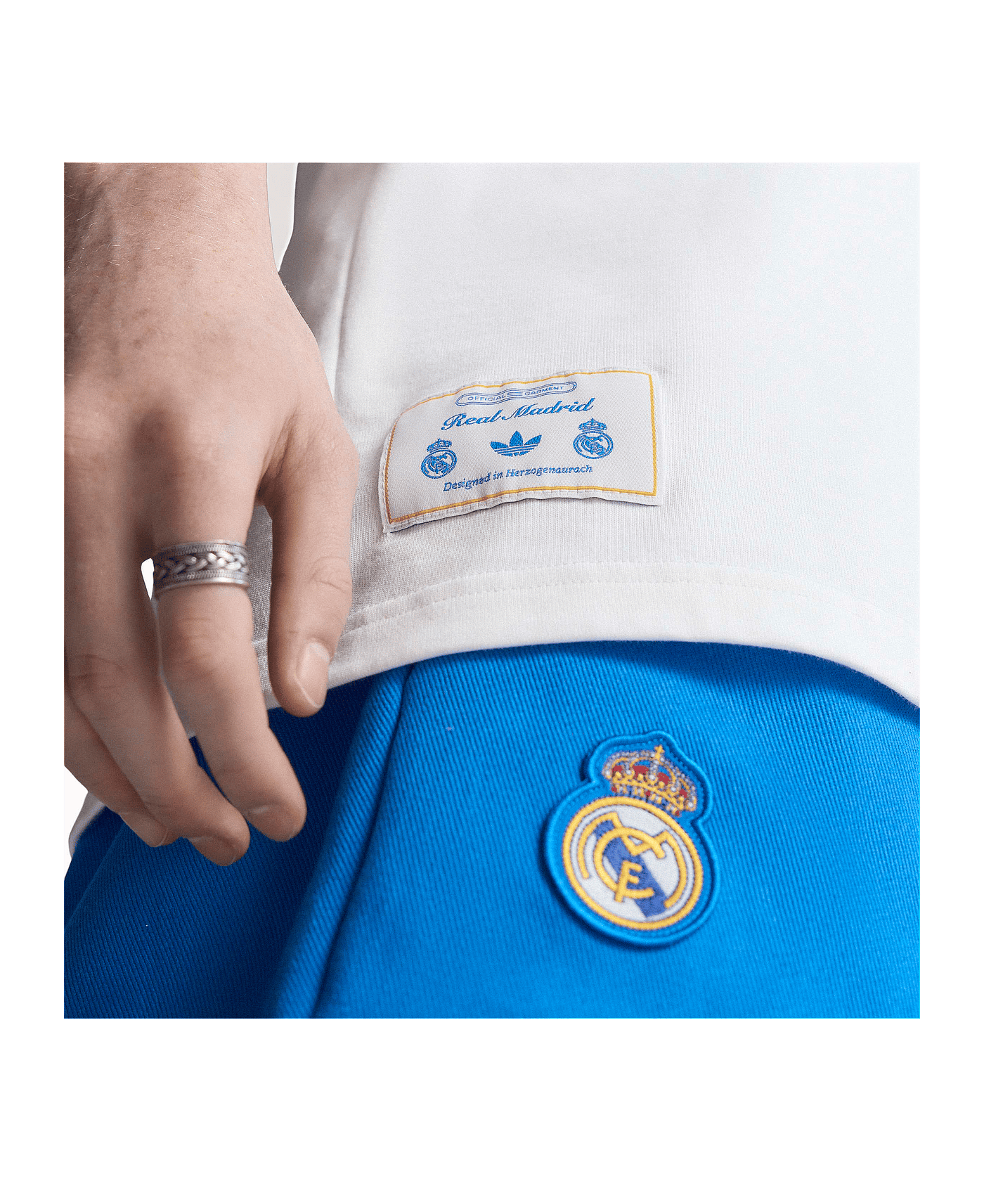 adidas Real Madrid Icon T-Shirt Weiß - weiss