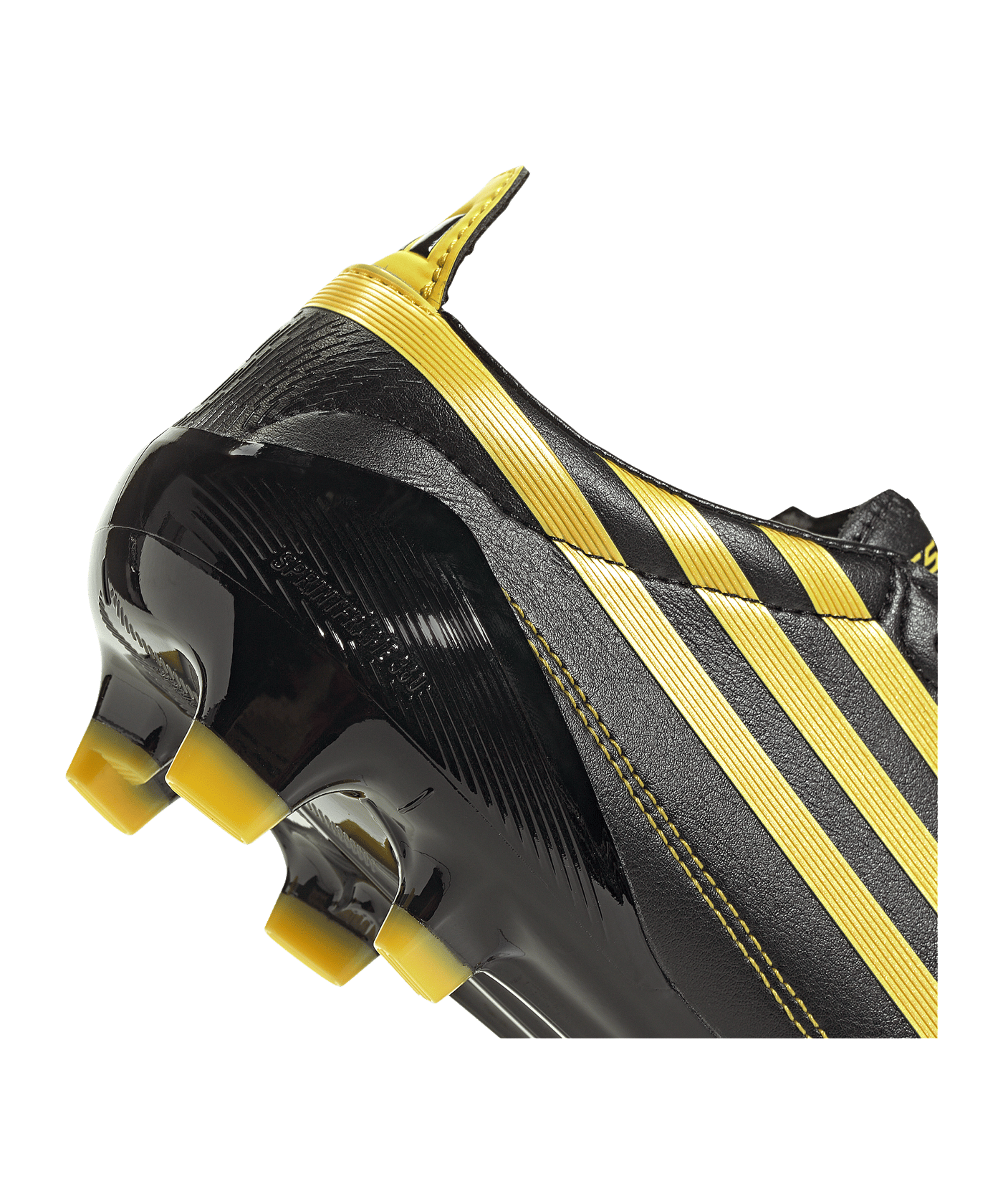adidas F50 Elite Leather Adizero 2010 FG Schwarz - schwarz