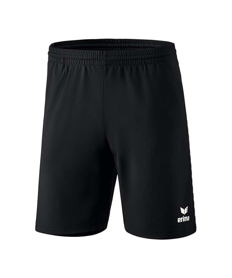 Erima Trainingsshort ohne Innenslip Kids Schwarz - schwarz