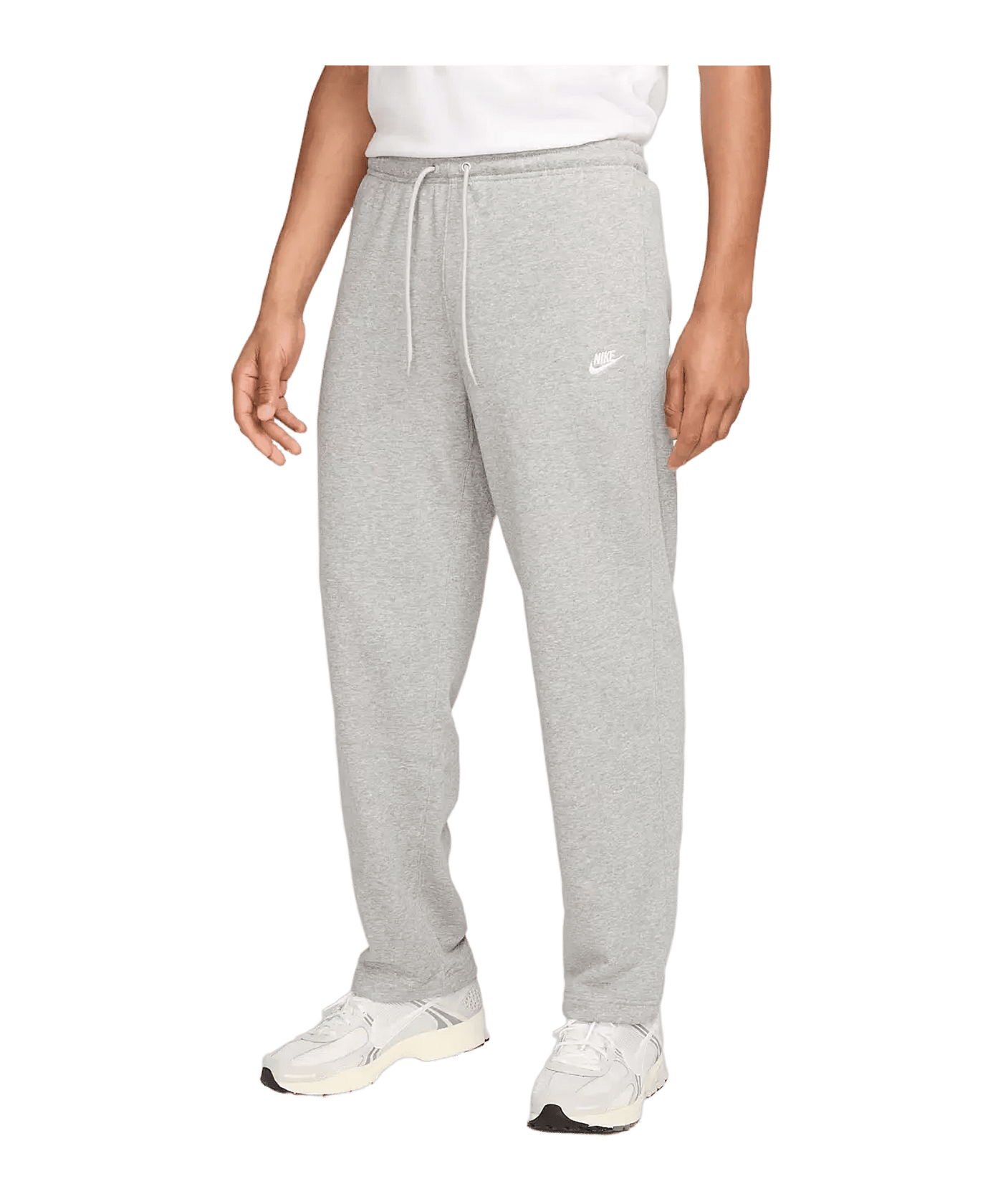 Nike Club French Terry Open-Hem Jogginghose Grau - grau