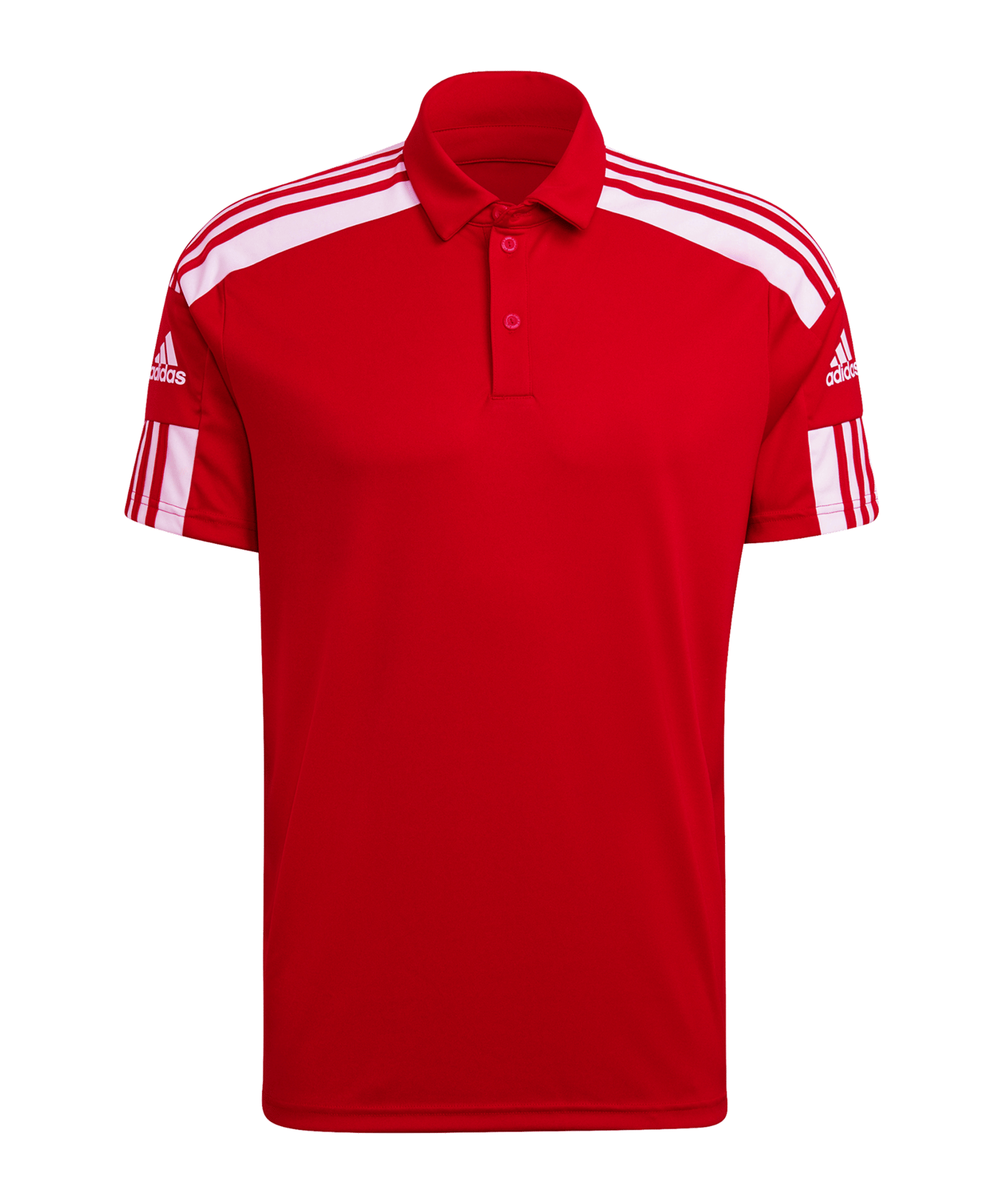 adidas Squadra 21 Poloshirt Rot Weiss - rot