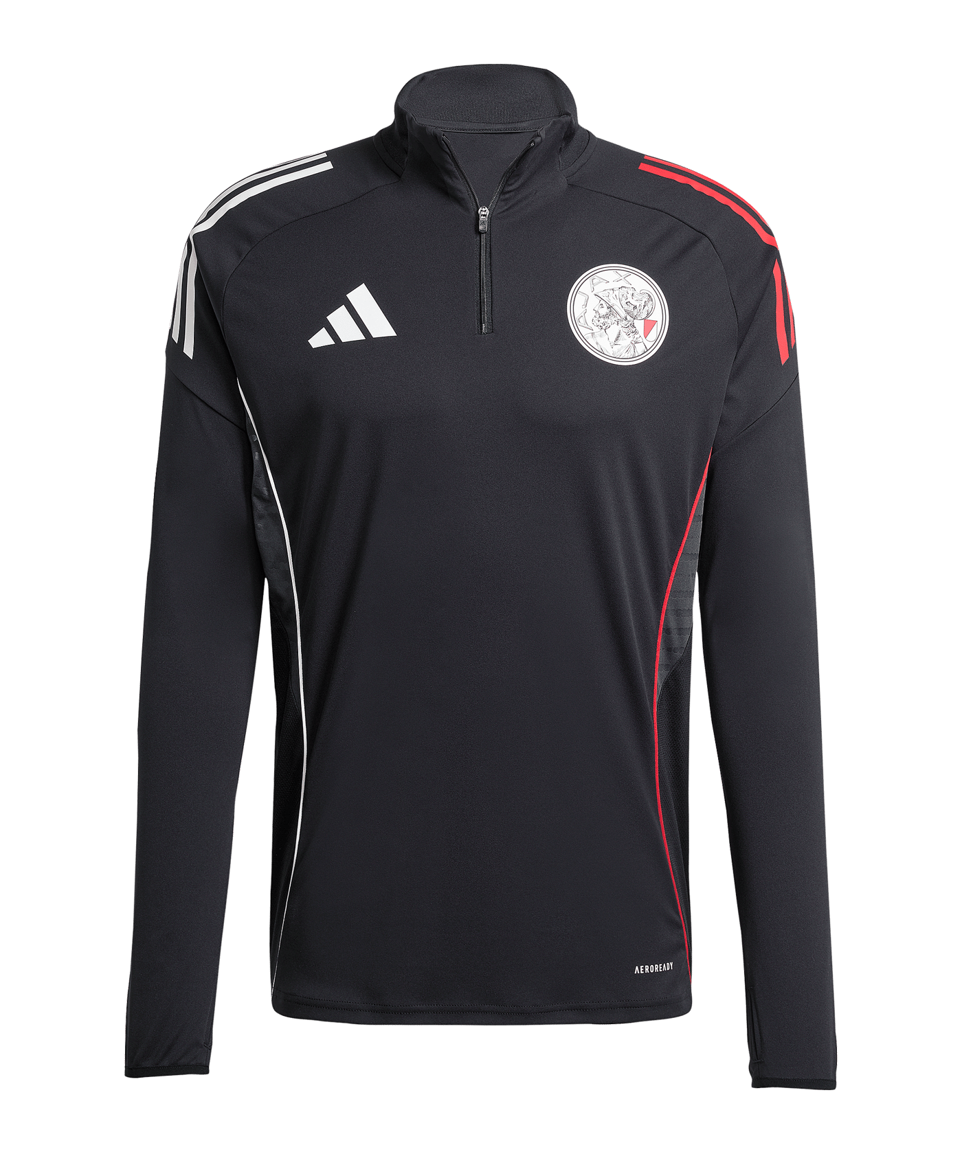 adidas Ajax Amsterdam Training Sweatshirt Schwarz - schwarz