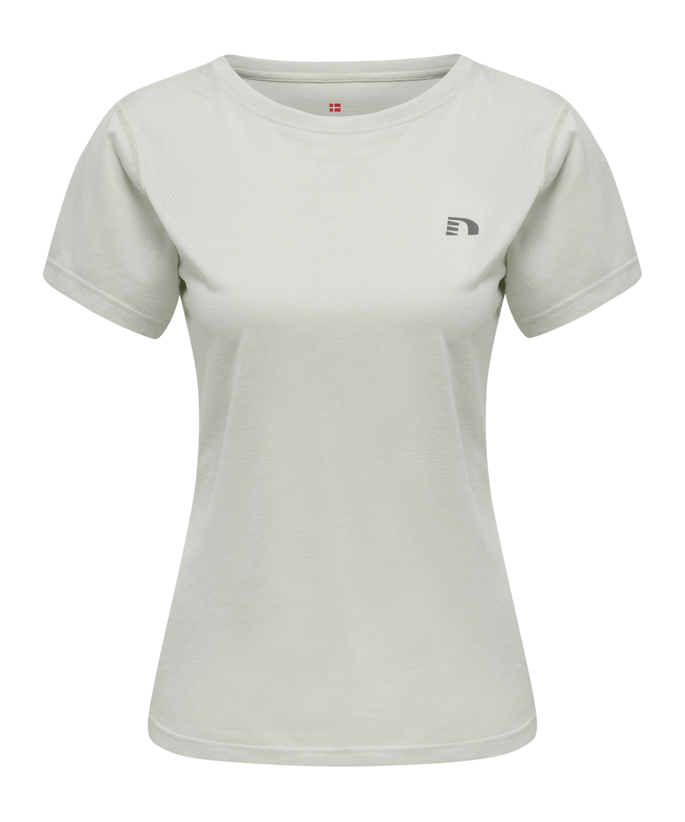 Newline Statement T-Shirt Running Damen F1113 - beige