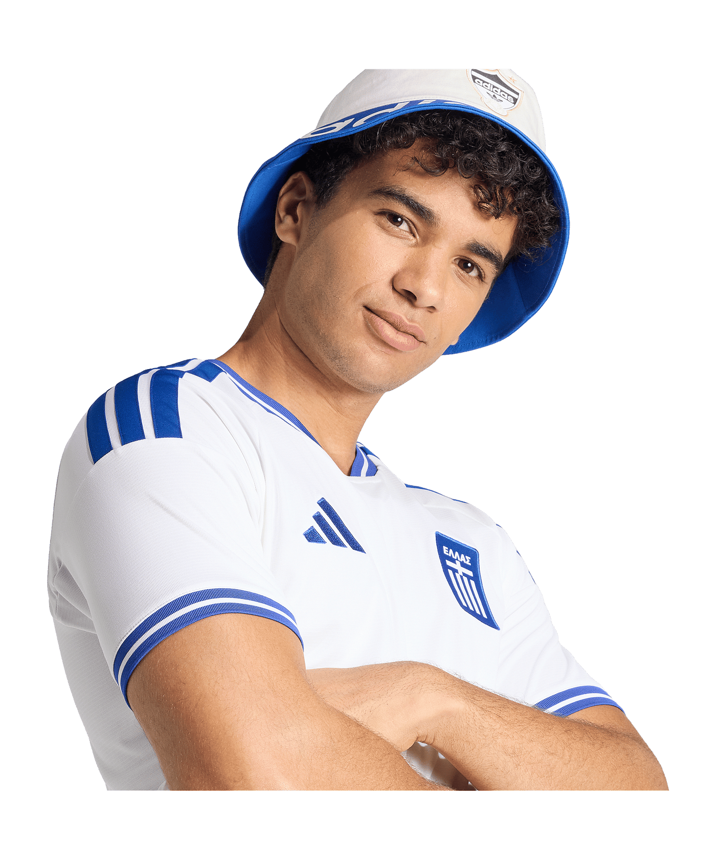 adidas EPO Griechenland Trikot Home 2026 Weiß - weiss