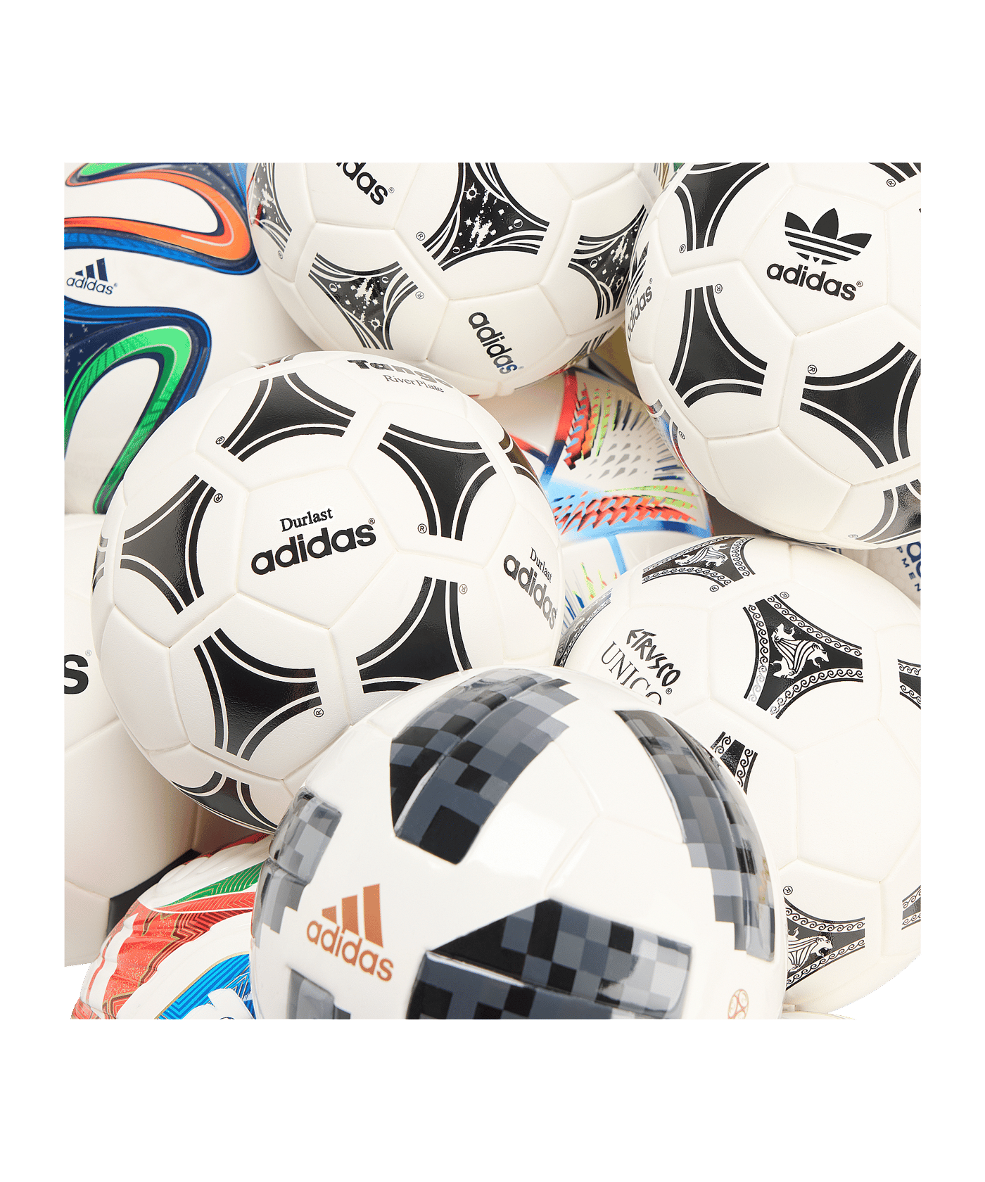 adidas FIFA World Cup Historical Set Miniball Weiß - weiss